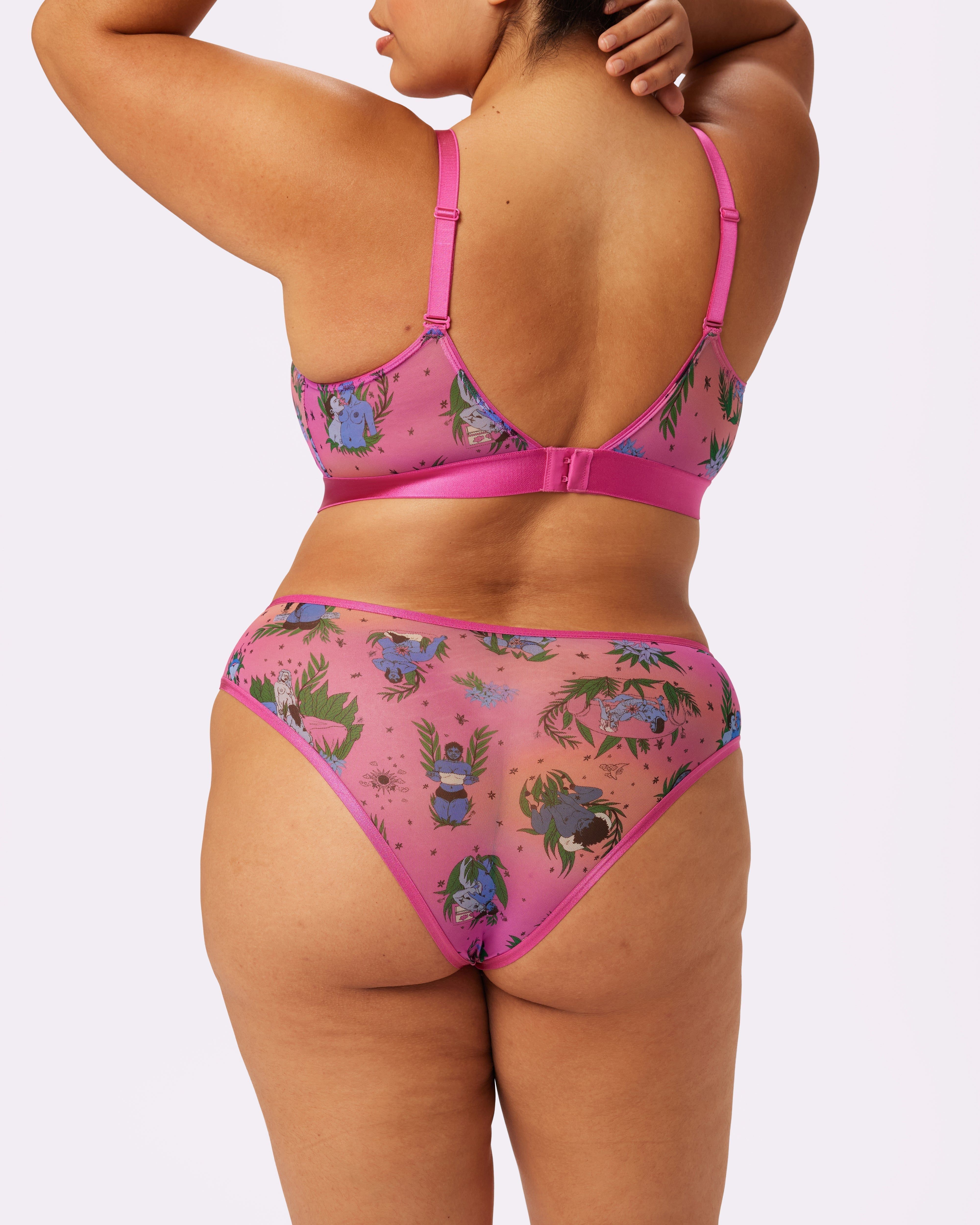 XL High Rise Cheeky | Silky Mesh | Archive (Smutty Toile) sold by Parade