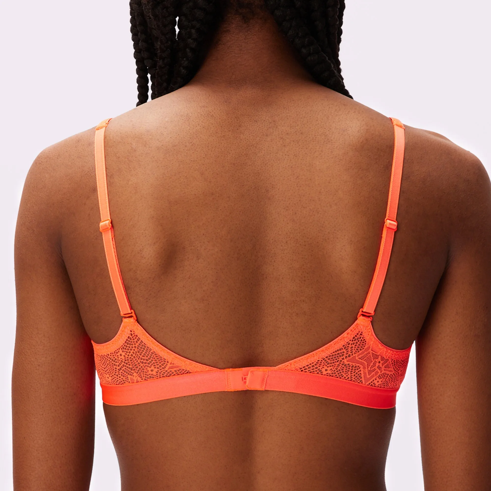 Plunge Bralette | Silky Lace | Archive (Hot Lava Lace) sold by Parade product image thumbnail 3