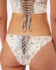 Satin Lace-up Cheeky | Glow Satin | Archive (Summer Doodles) sold by Parade