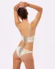 Satin Lace-up Cheeky | Glow Satin | Archive (Summer Doodles) sold by Parade