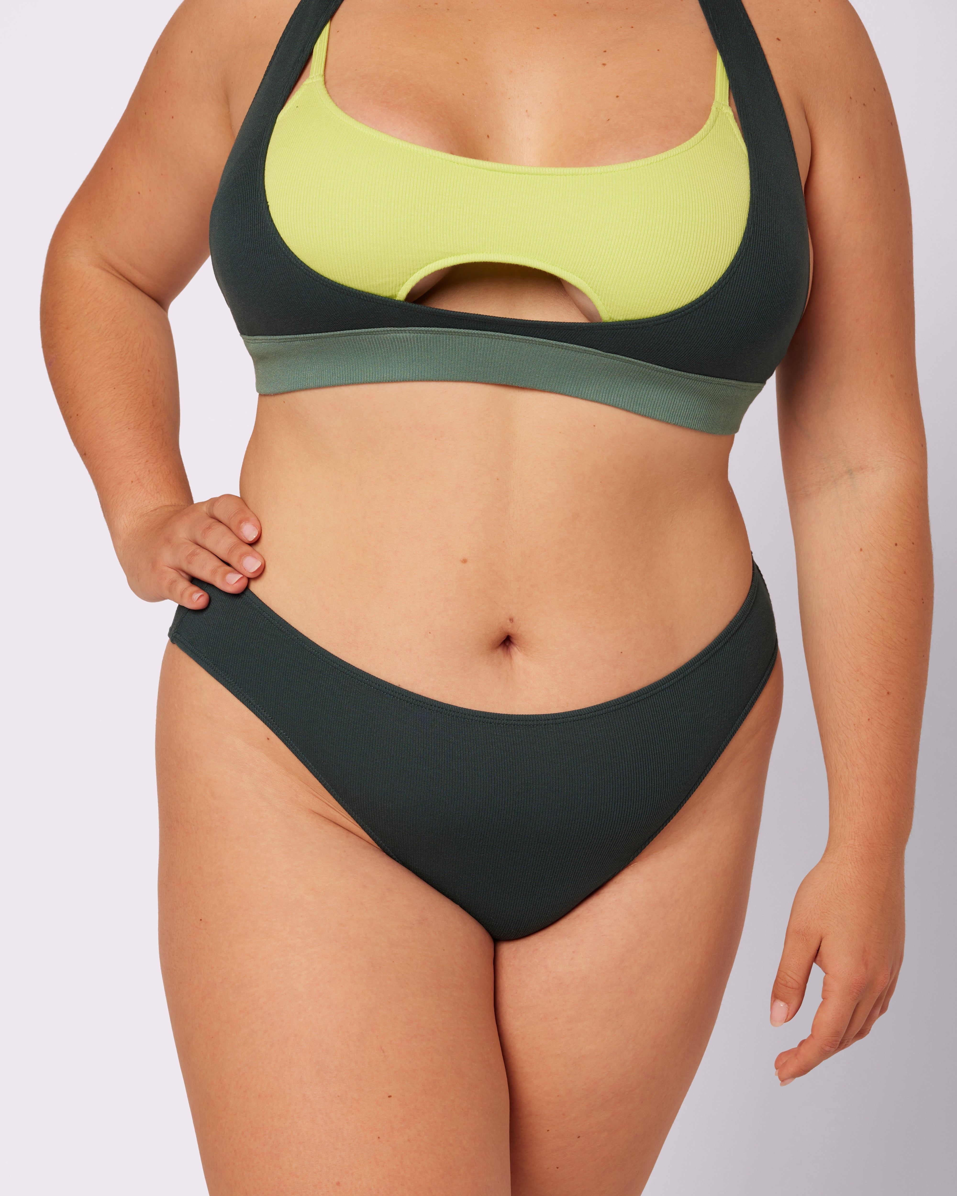 Vintage Rib Second Skin High Rise Brief | Lush Rib (Potion) sold by Parade product image thumbnail 2