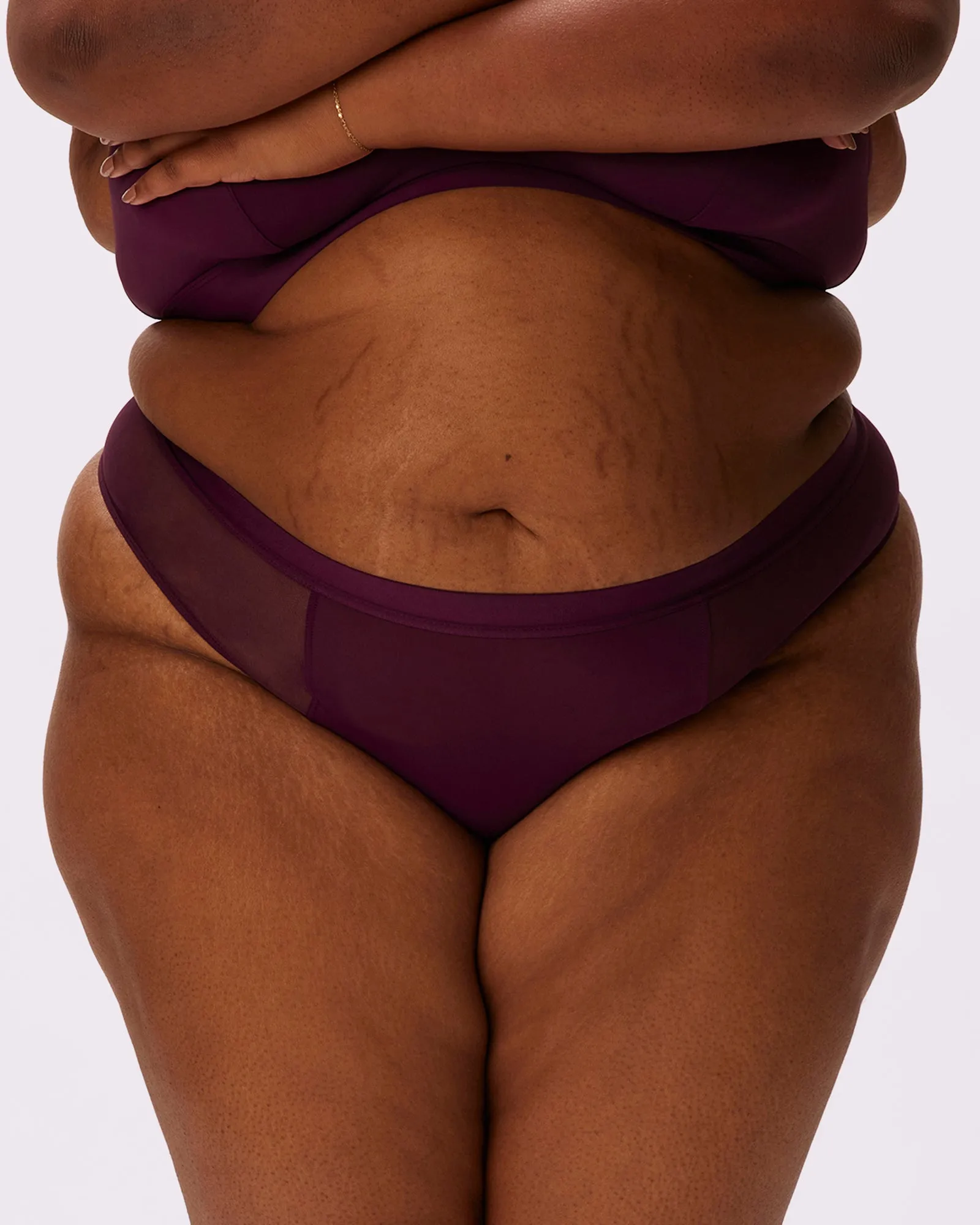 Re:Play High Waisted Brief | Ultra-Soft Re:Play | Archive (Violette) sold by Parade product image thumbnail 3