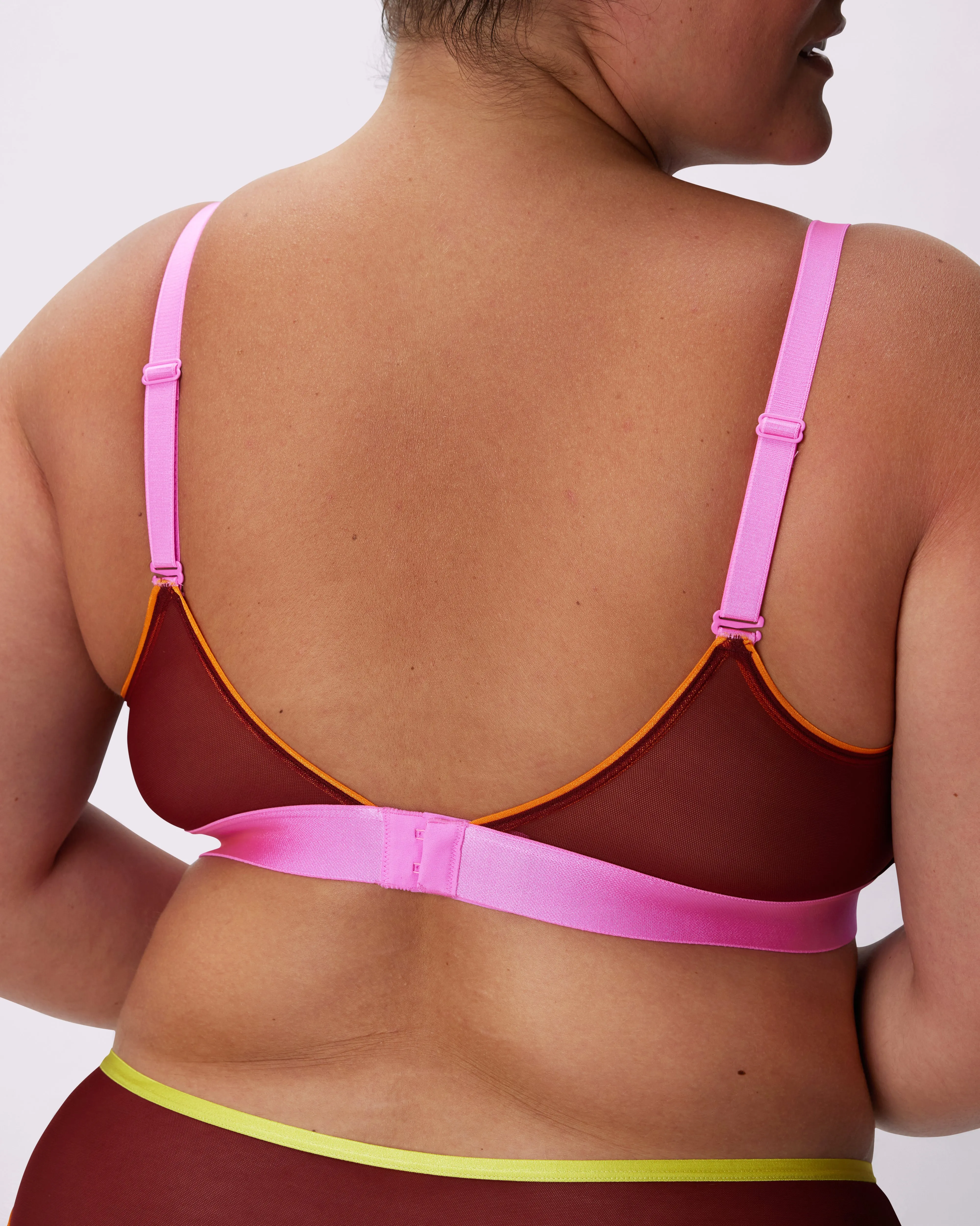 Triangle Bralette | Silky Mesh | Archive (Shockwave) sold by Parade product image thumbnail 2