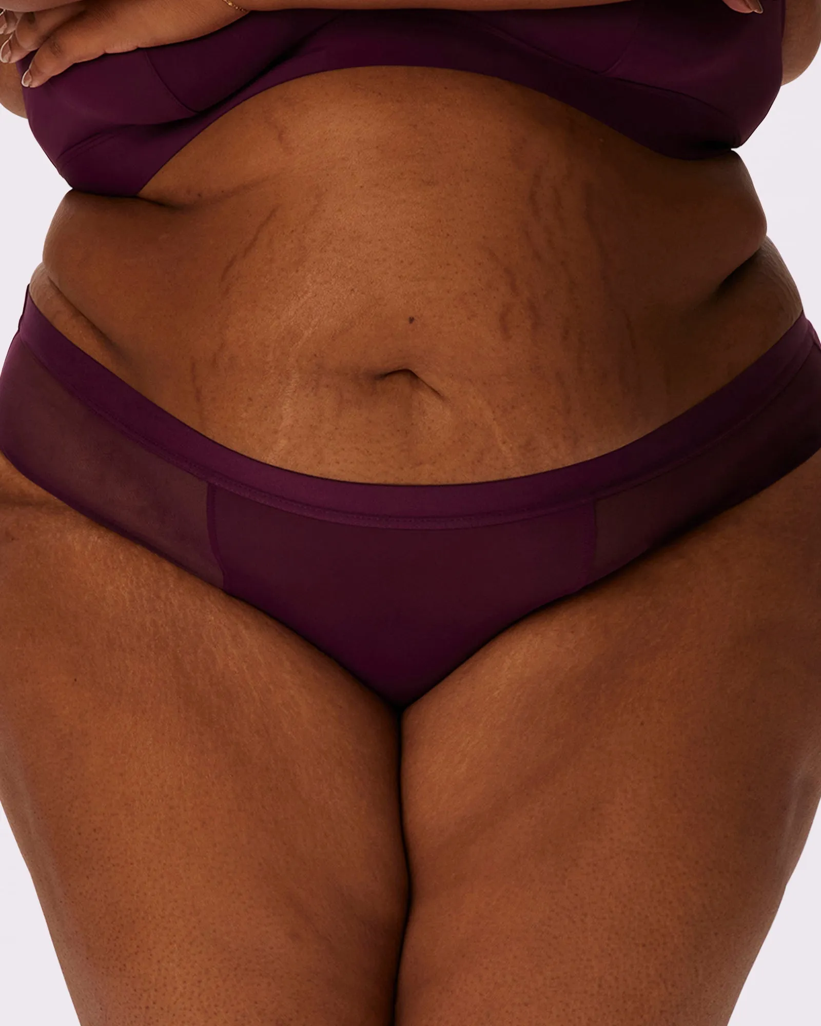 Re:Play High Waisted Thong | Ultra-Soft Re:Play (Violette) sold by Parade product image thumbnail 4