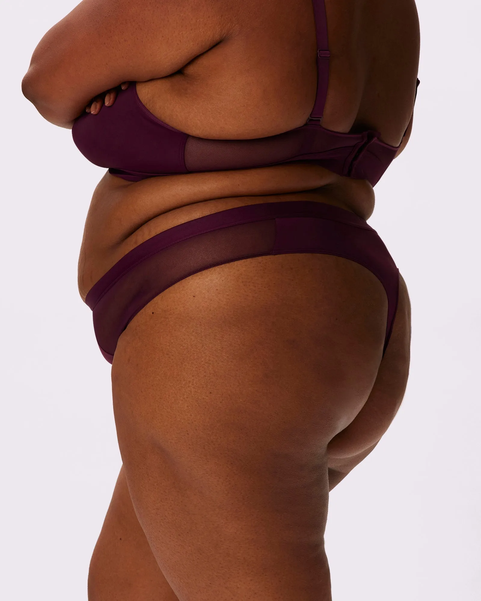 Re:Play High Waisted Thong | Ultra-Soft Re:Play (Violette) sold by Parade