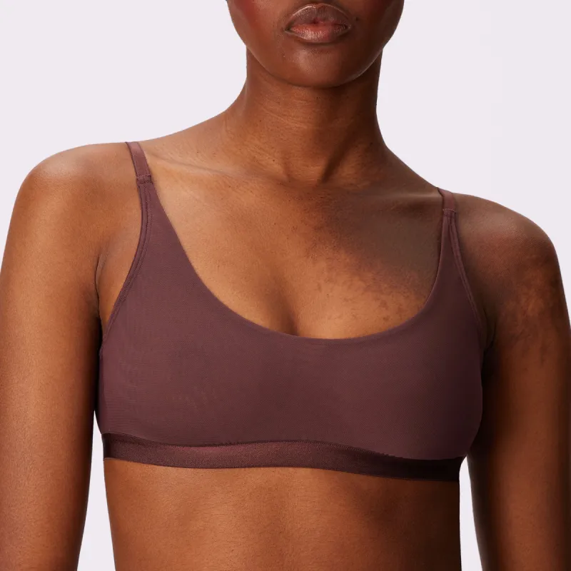 Luxe Mesh Scoop Bralette | Silky Mesh | Archive (Pony) sold by Parade