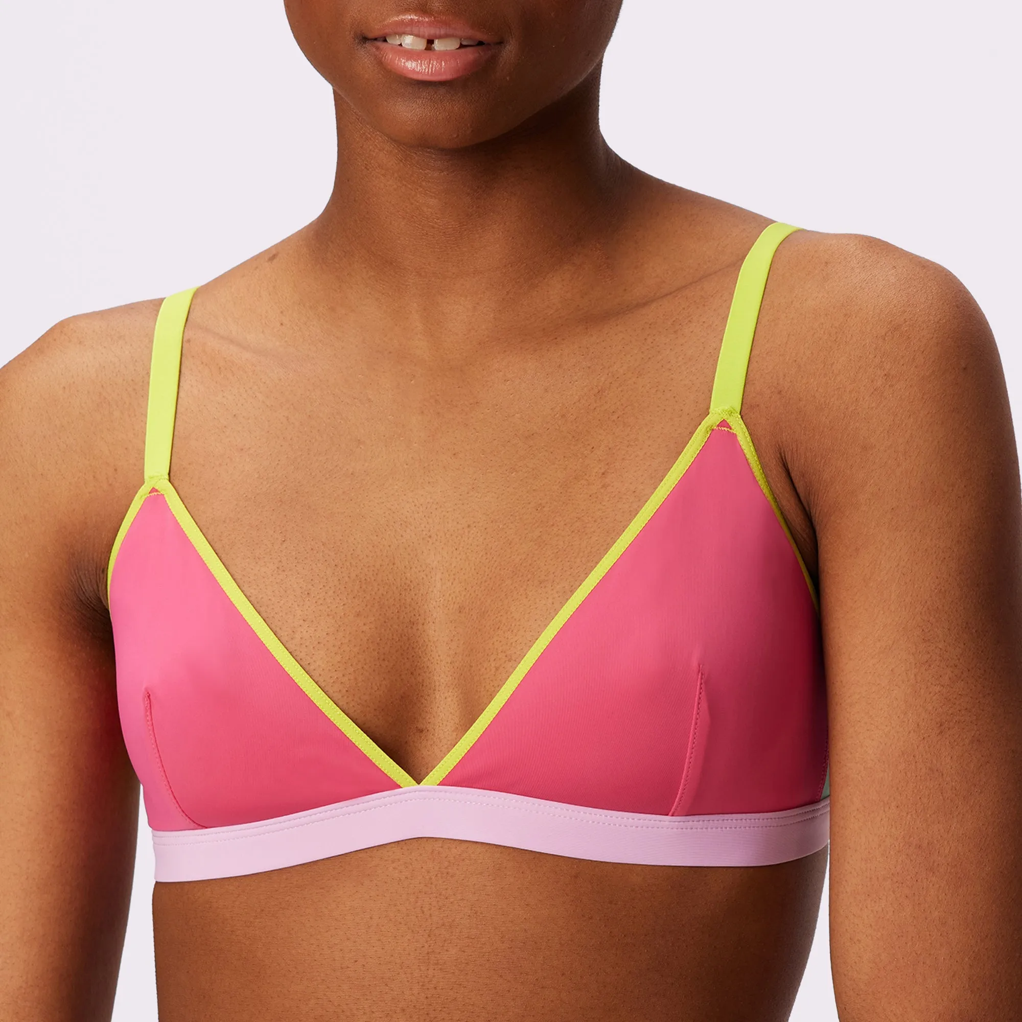 Dream Fit Triangle Bralette | Ultra-Soft Re:Play | Archive (Roller Rink) sold by Parade