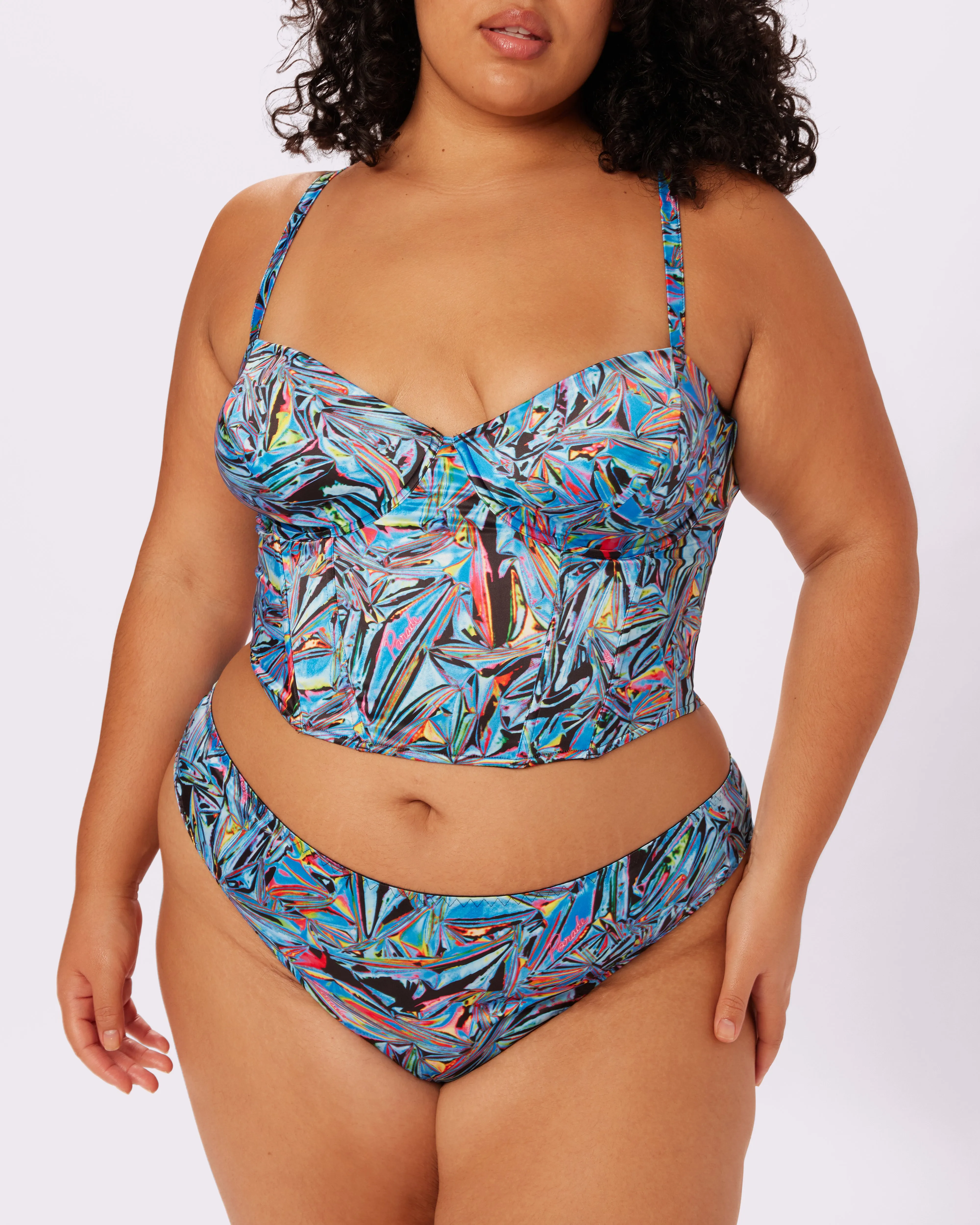 Afterglow Lace-up Corset | Glow Satin | Archive (Party Favor) sold by Parade product image thumbnail 5