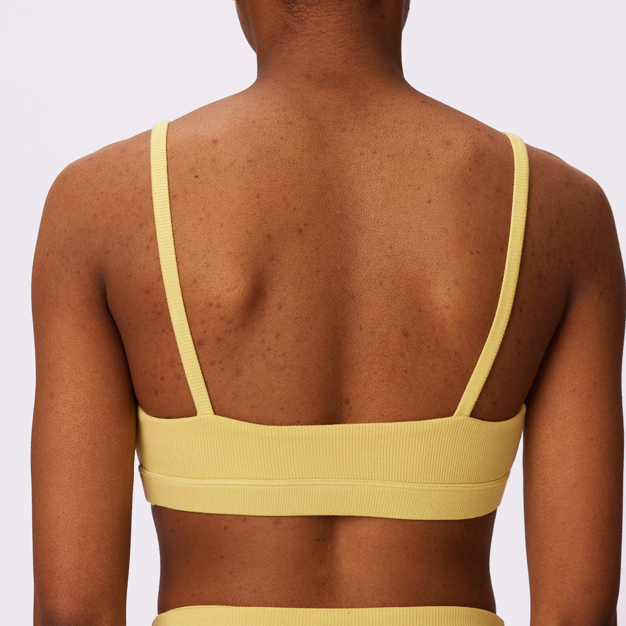 Lush Strappy Triangle Bralette | Lush Rib | Archive (Honeydew) sold by Parade product image thumbnail 5