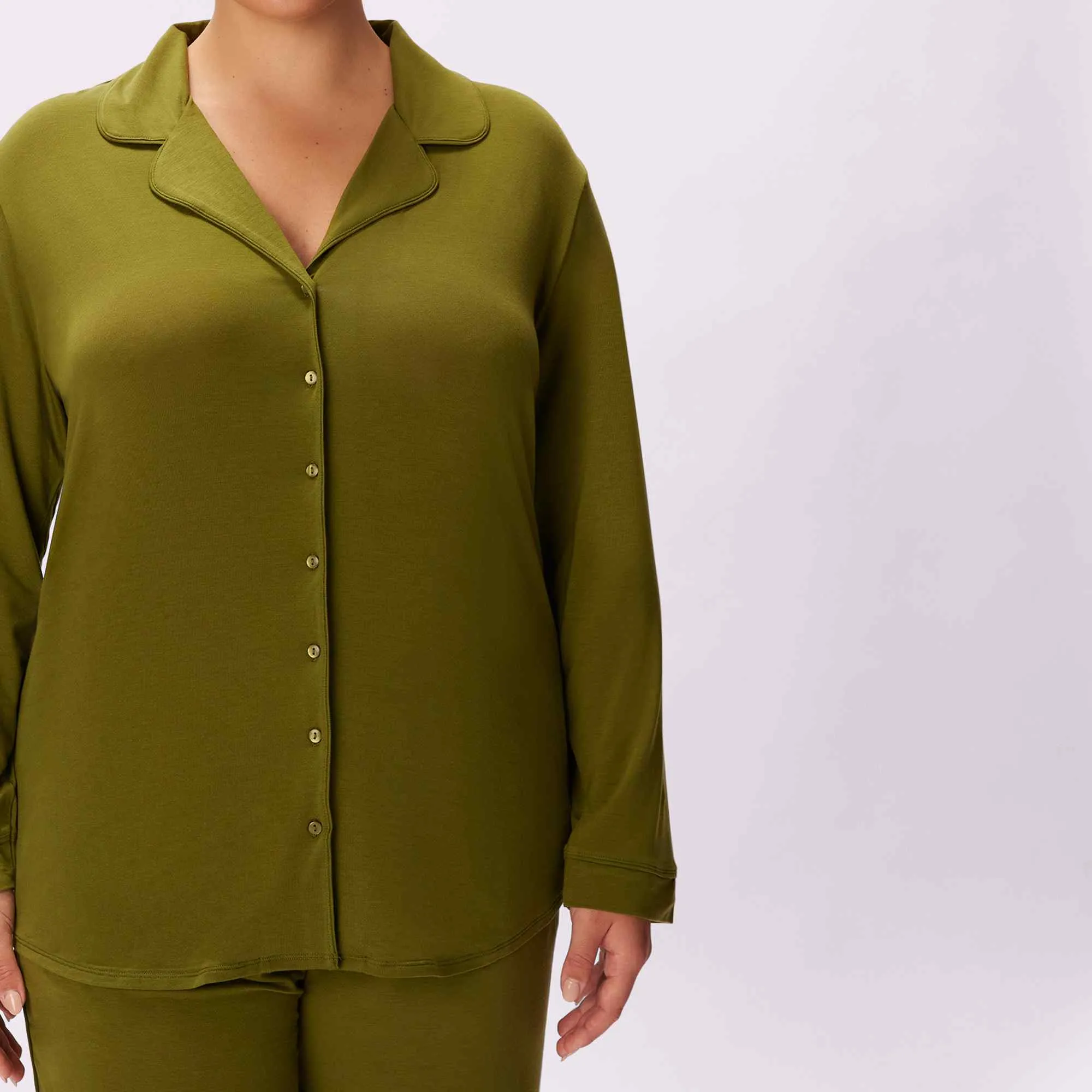 Cloud Longsleeve Button Up | SuperSoft | Archive (Vine) sold by Parade product image thumbnail 4