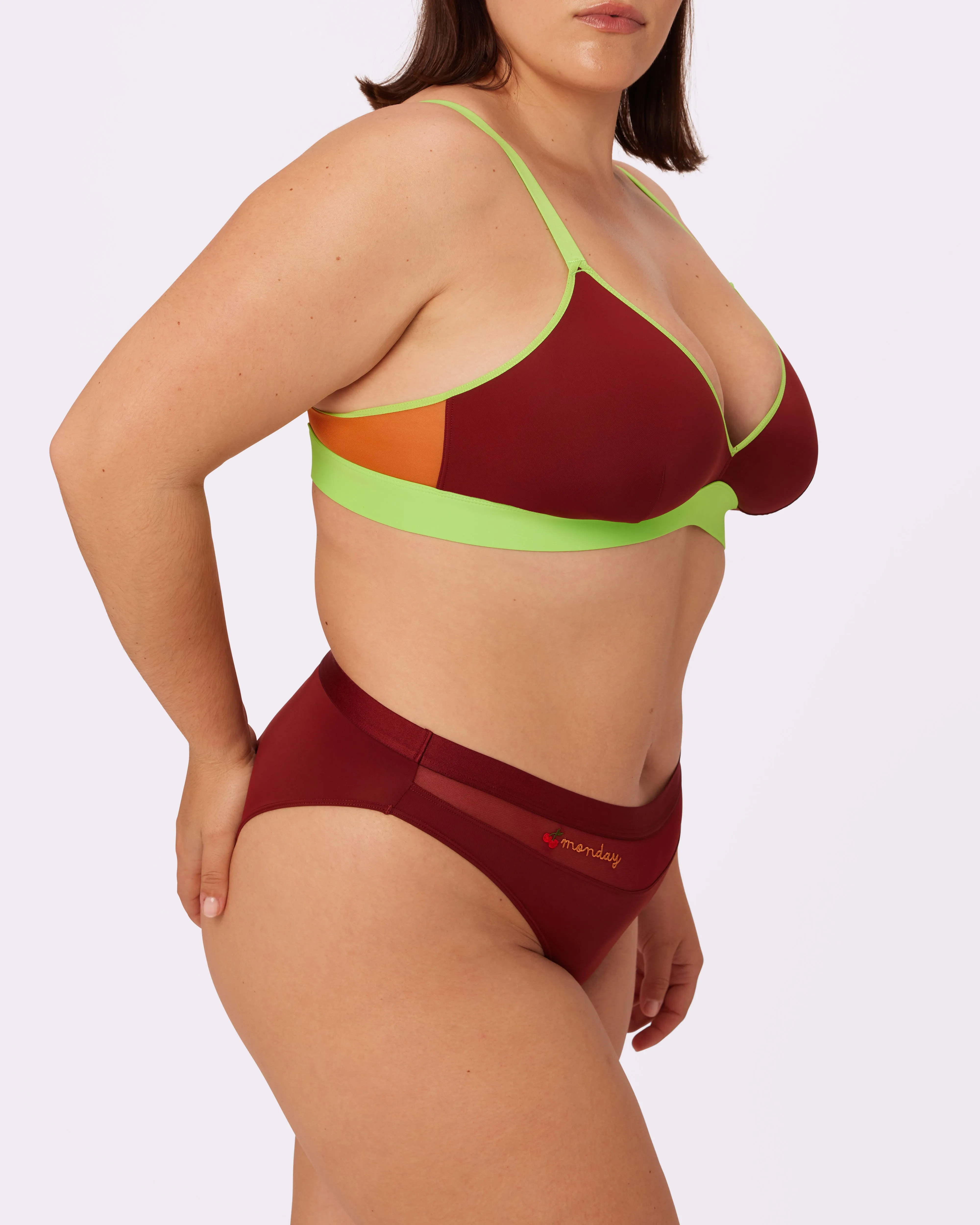 Re:Play Triangle Bralette | Ultra-Soft Re:Play | Archive (Mint Choco Chip) sold by Parade product image thumbnail 3