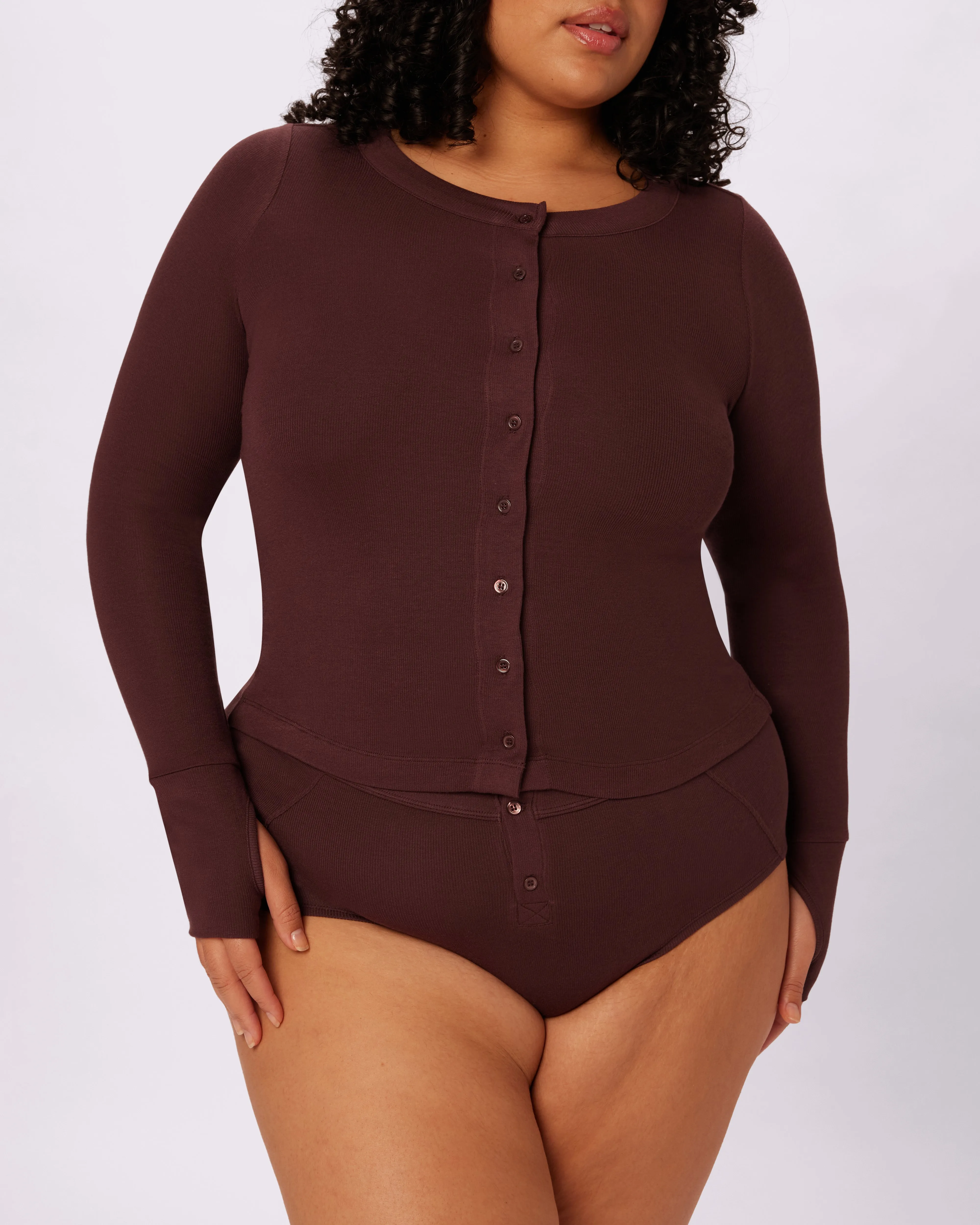 Lush Crop Cardi | Lush Rib (Pony) sold by Parade