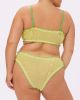 1.5+ Sheer Romance Flutter Bralette | Silky Mesh | Archive (Limeade) sold by Parade