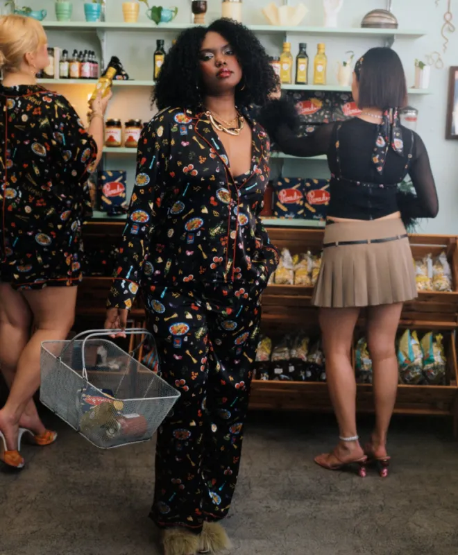 Luxe Dreams Wide Leg Pants | Plush Satin | Archive (Dinner Party) sold by Parade