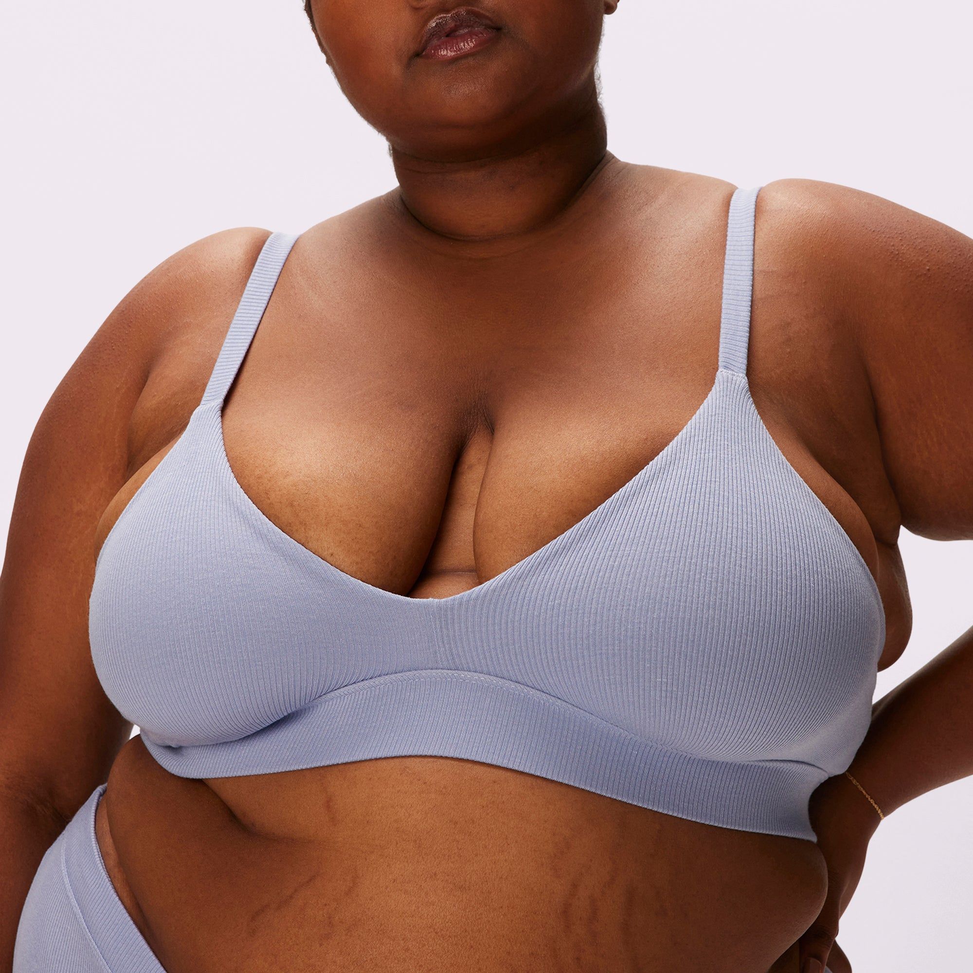 Lush Strappy Triangle Bralette | Lush Rib | Archive (Skydive) sold by Parade product image thumbnail 4