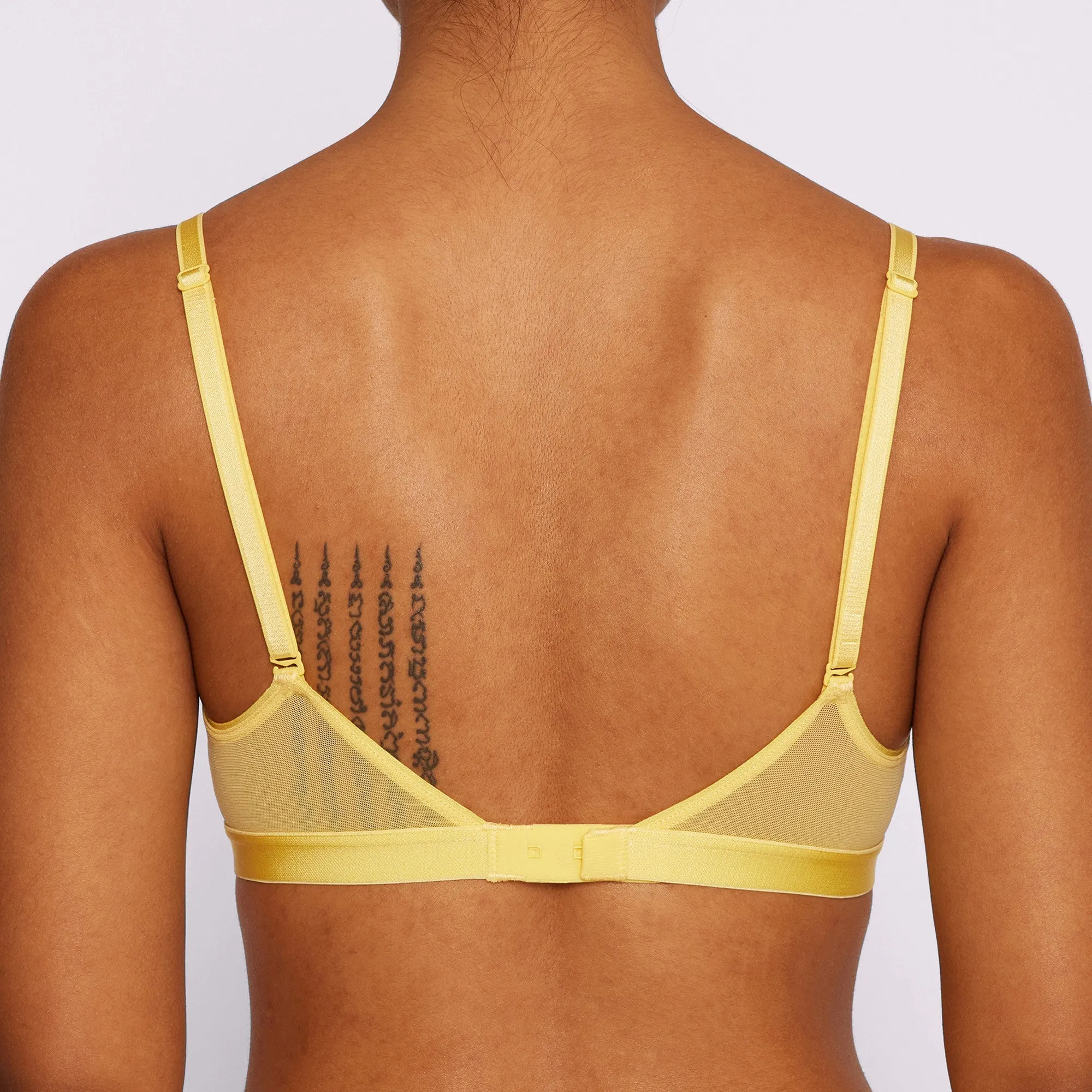 Triangle Bralette | Silky Mesh | Archive (Dandelion) sold by Parade product image thumbnail 3