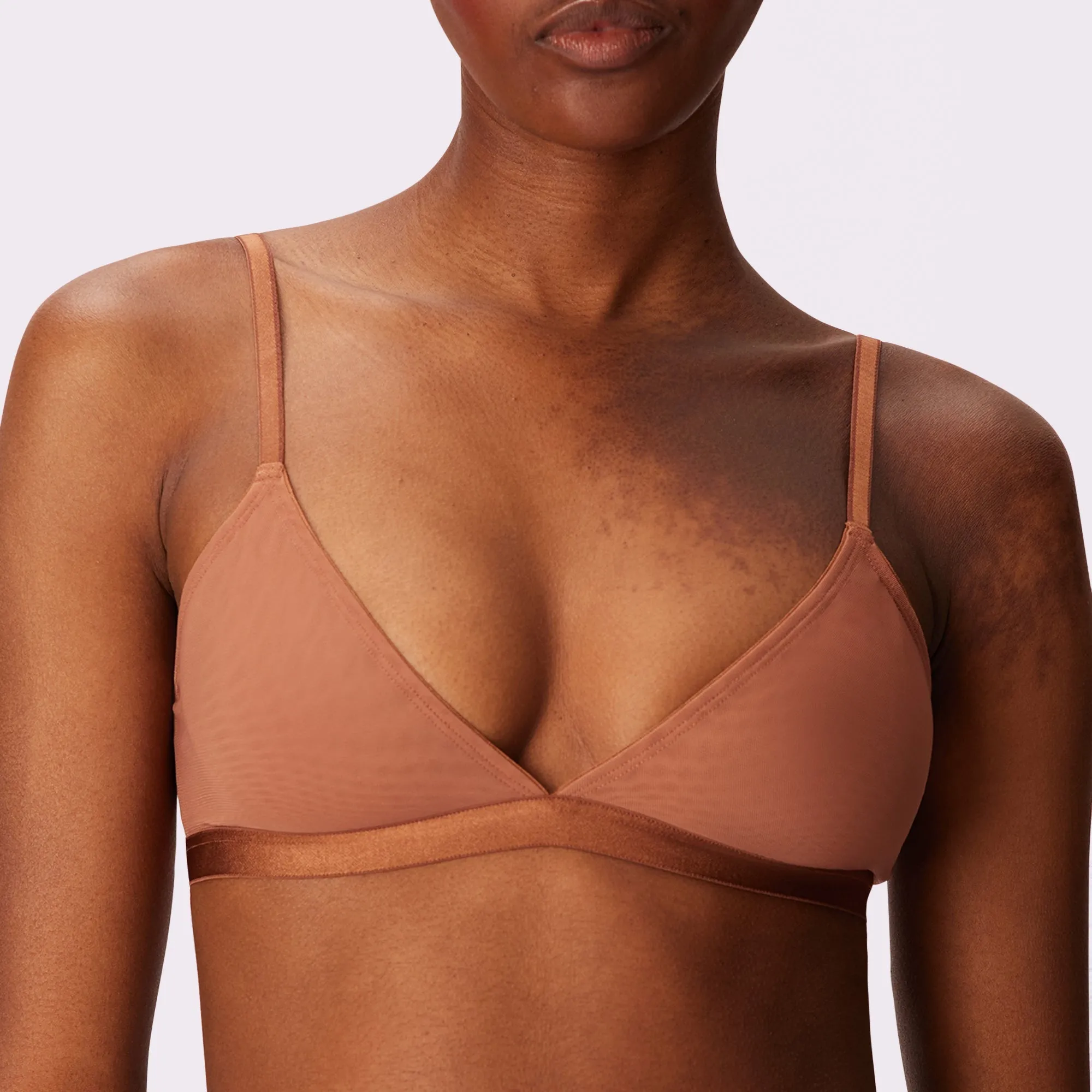 Triangle Bralette | Silky Mesh | Archive (Jasper) sold by Parade product image thumbnail 2