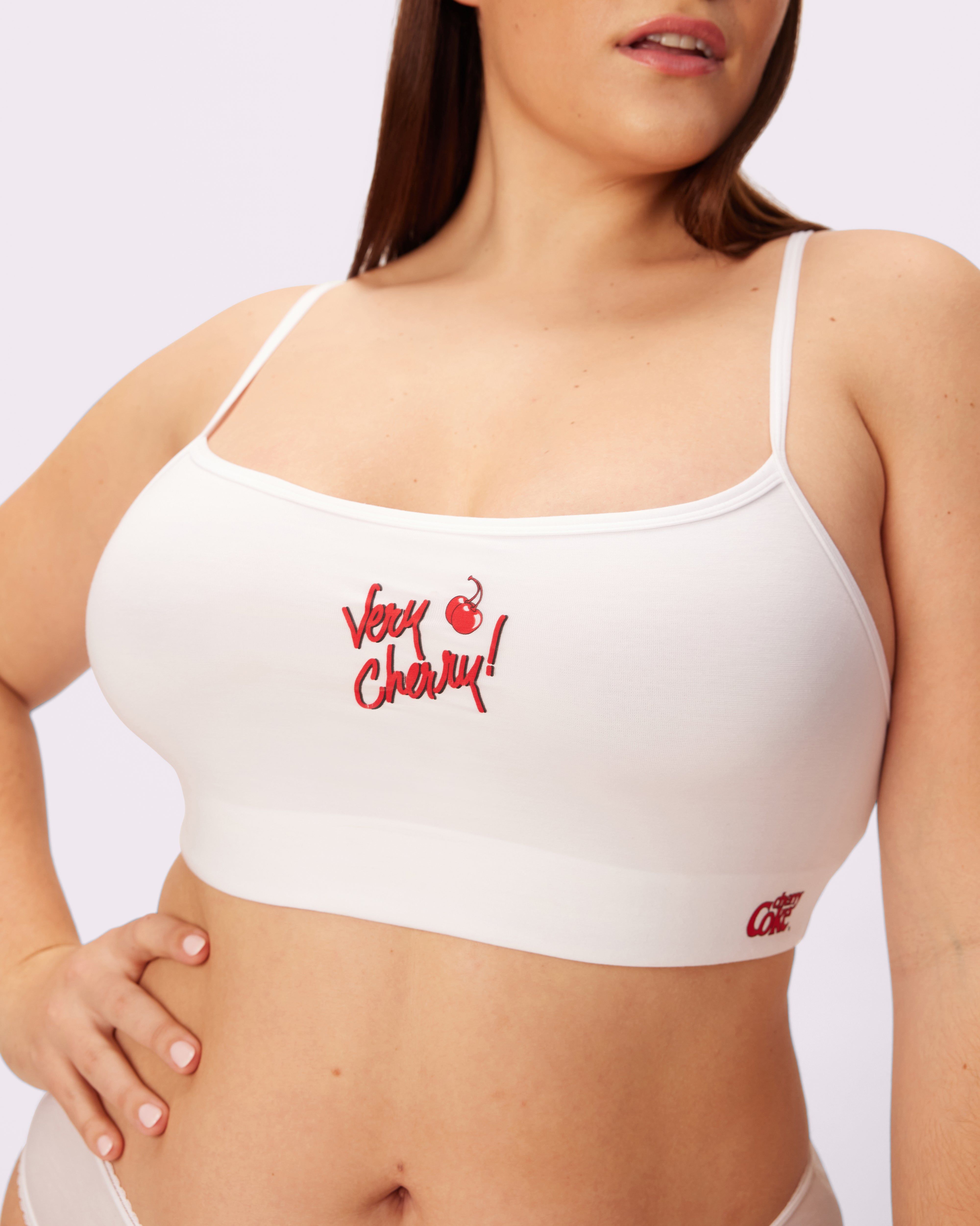 1+ Special Edition Coca-Cola Square Neck Bralette | Archive New:Cotton (Very Cherry) sold by Parade product image thumbnail 2