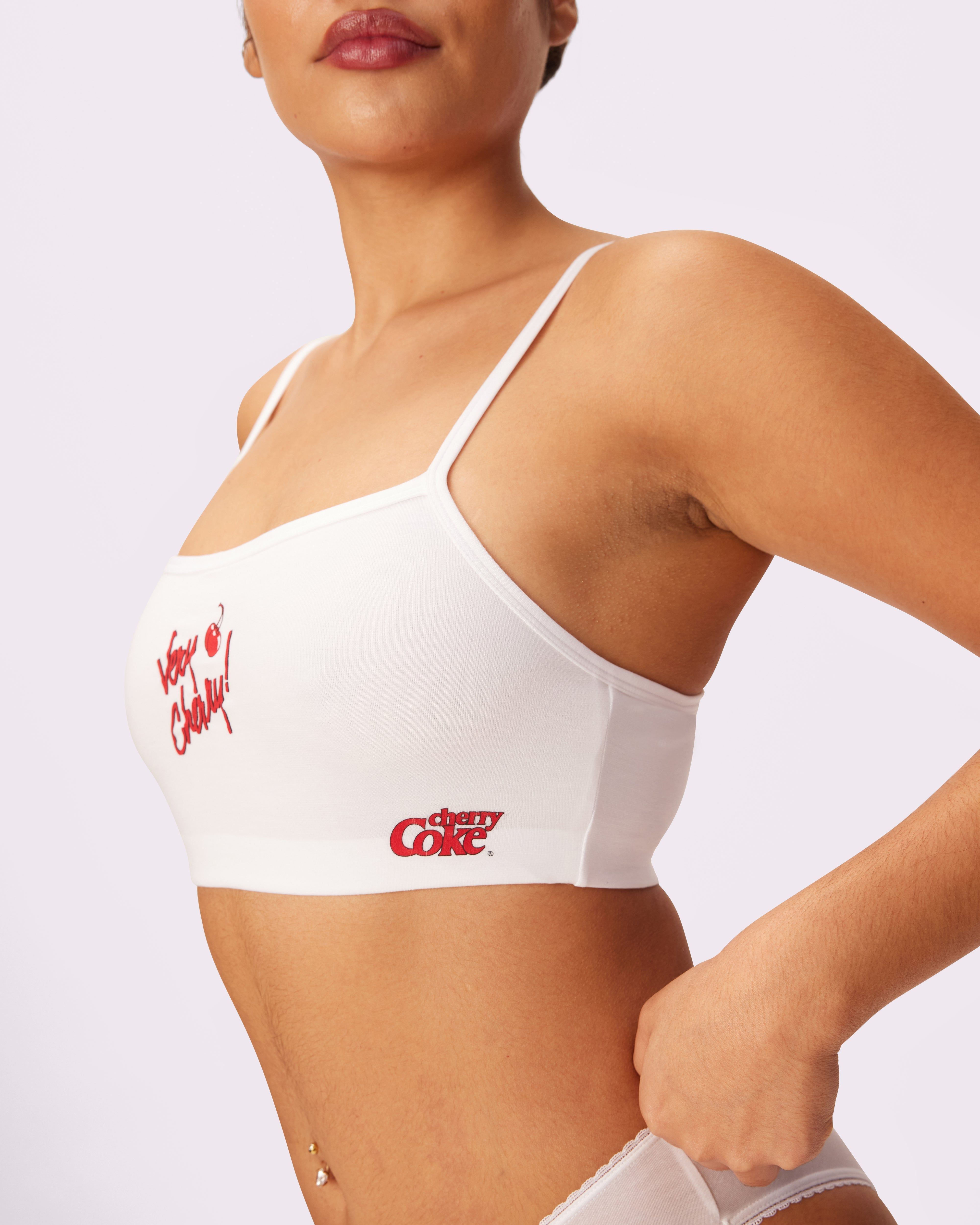1+ Special Edition Coca-Cola Square Neck Bralette | Archive New:Cotton (Very Cherry) sold by Parade product image thumbnail 3