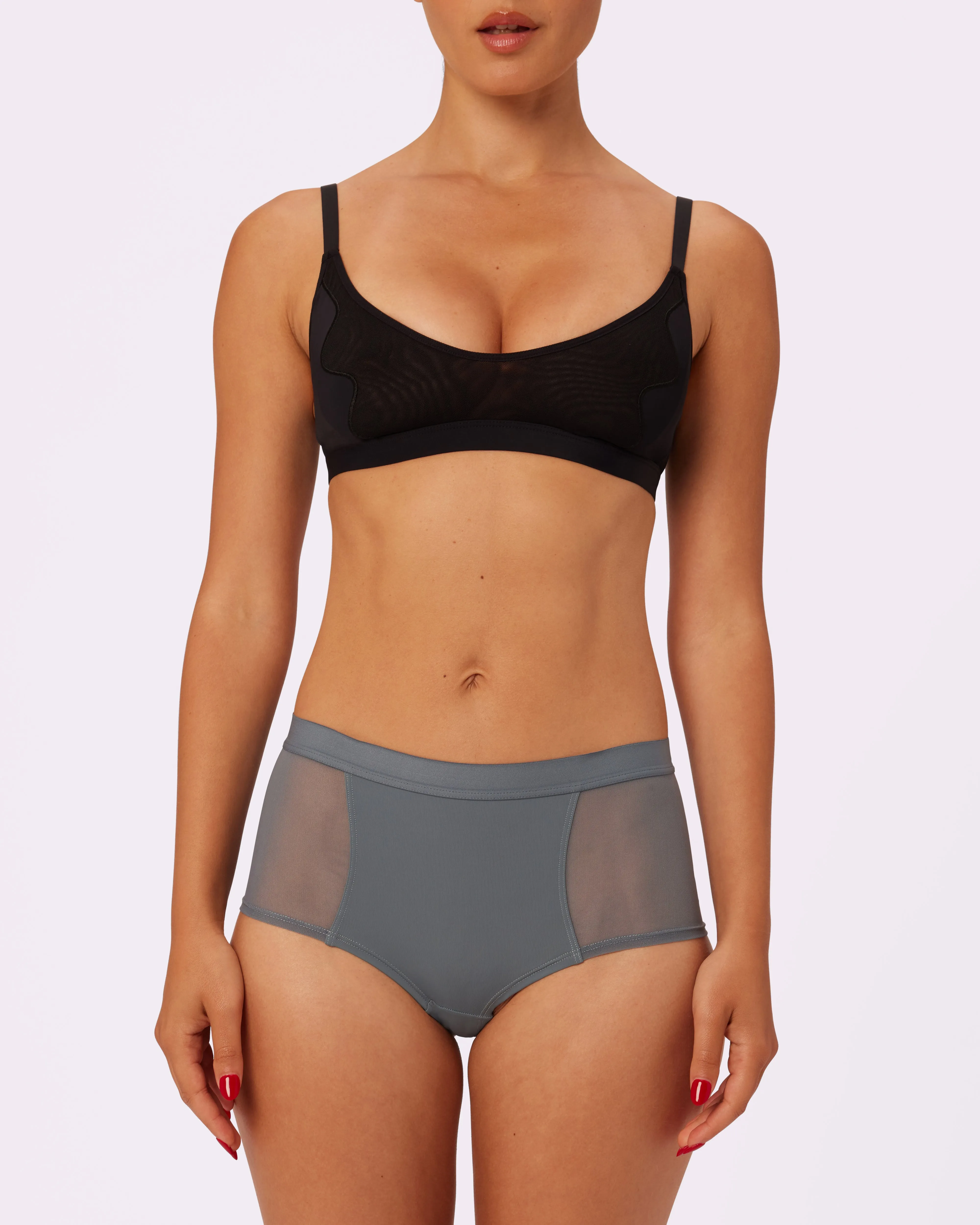 Dream Fit High Rise Boyshort | Ultra-Soft Re:Play (Stormy) sold by Parade