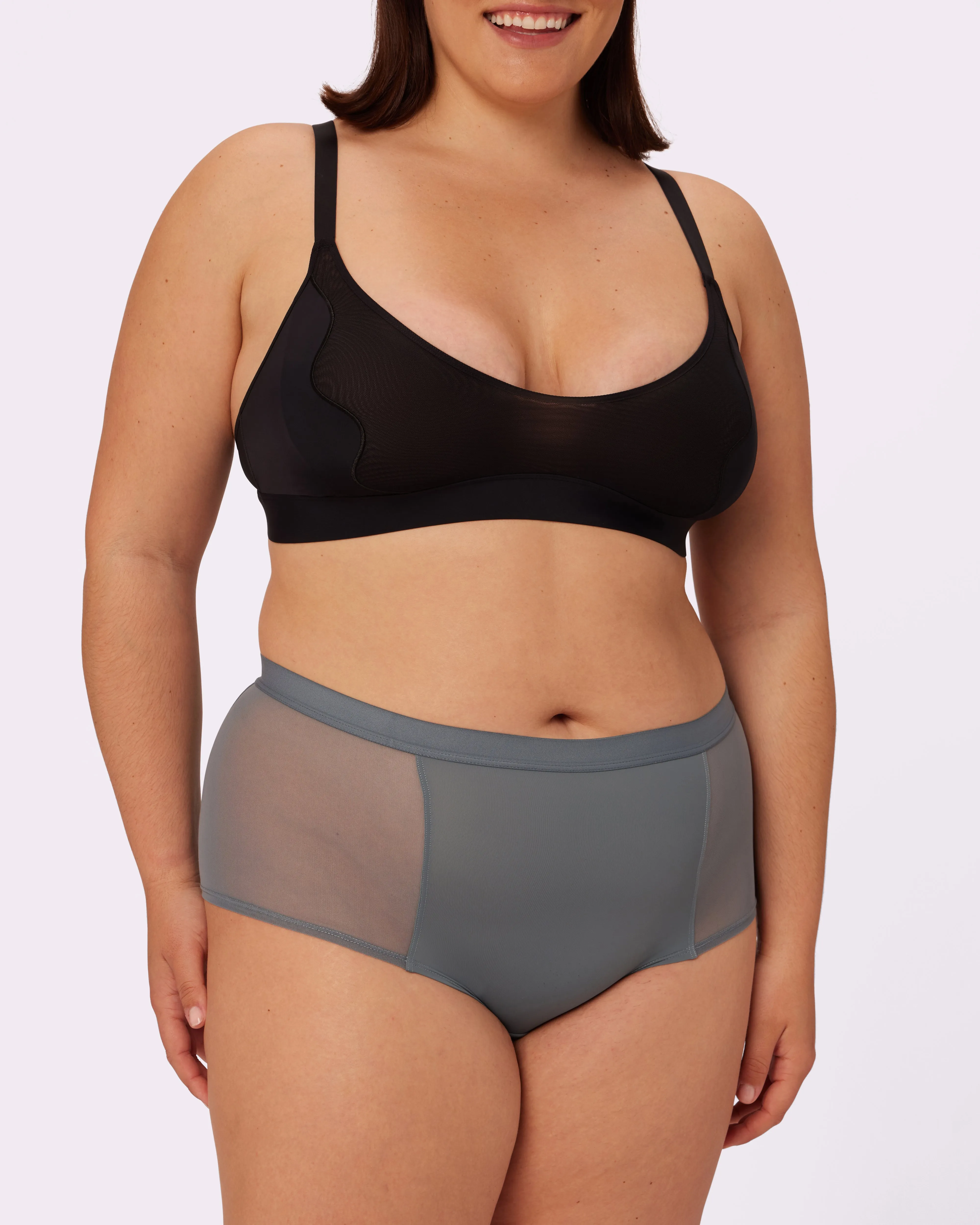 Dream Fit High Rise Boyshort | Ultra-Soft Re:Play (Stormy) sold by Parade product image thumbnail 4