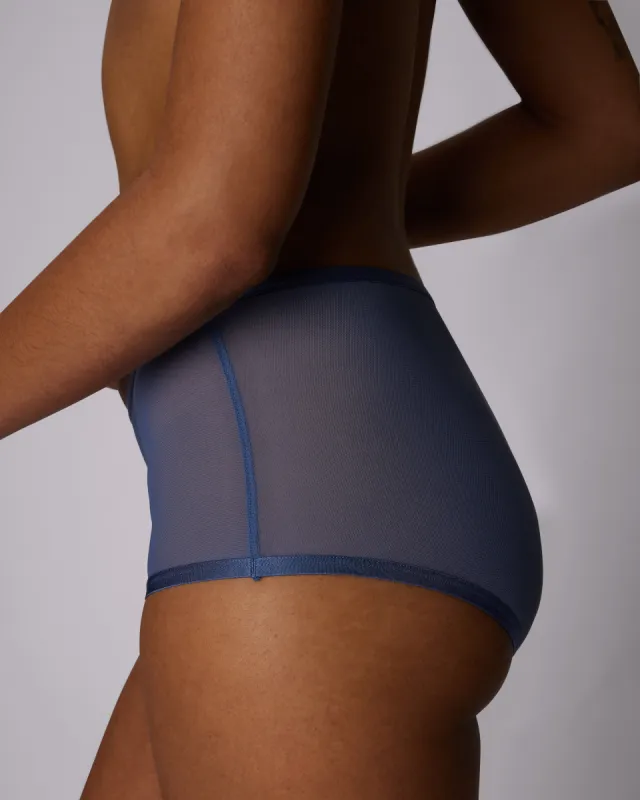 High Rise Boyshort | Silky Mesh | Archive (Swell) made by Parade