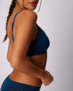 Vintage Soft Scoop Bralette | New:Cotton (Poseidon) sold by Parade