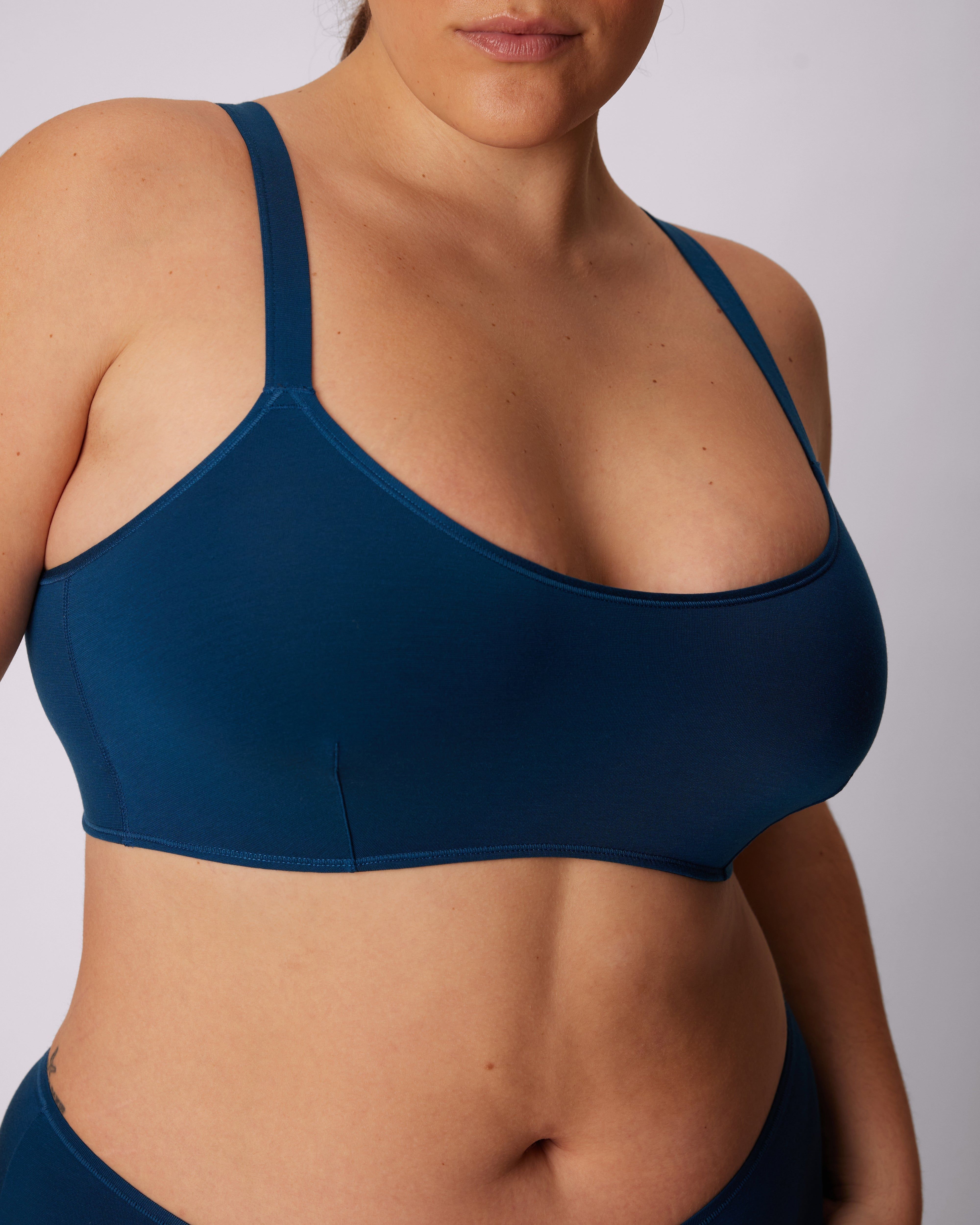 Vintage Soft Scoop Bralette | New:Cotton (Poseidon) sold by Parade product image thumbnail 5