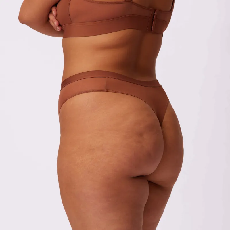 Re:Play High Waisted Thong | Ultra-Soft Re:Play | Archive (Maple) sold by Parade