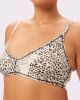 XS Vintage Soft Triangle Bralette | New:Cotton | Archive (Baby Leopard) sold by Parade
