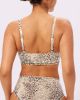 XS Vintage Soft Triangle Bralette | New:Cotton | Archive (Baby Leopard) sold by Parade