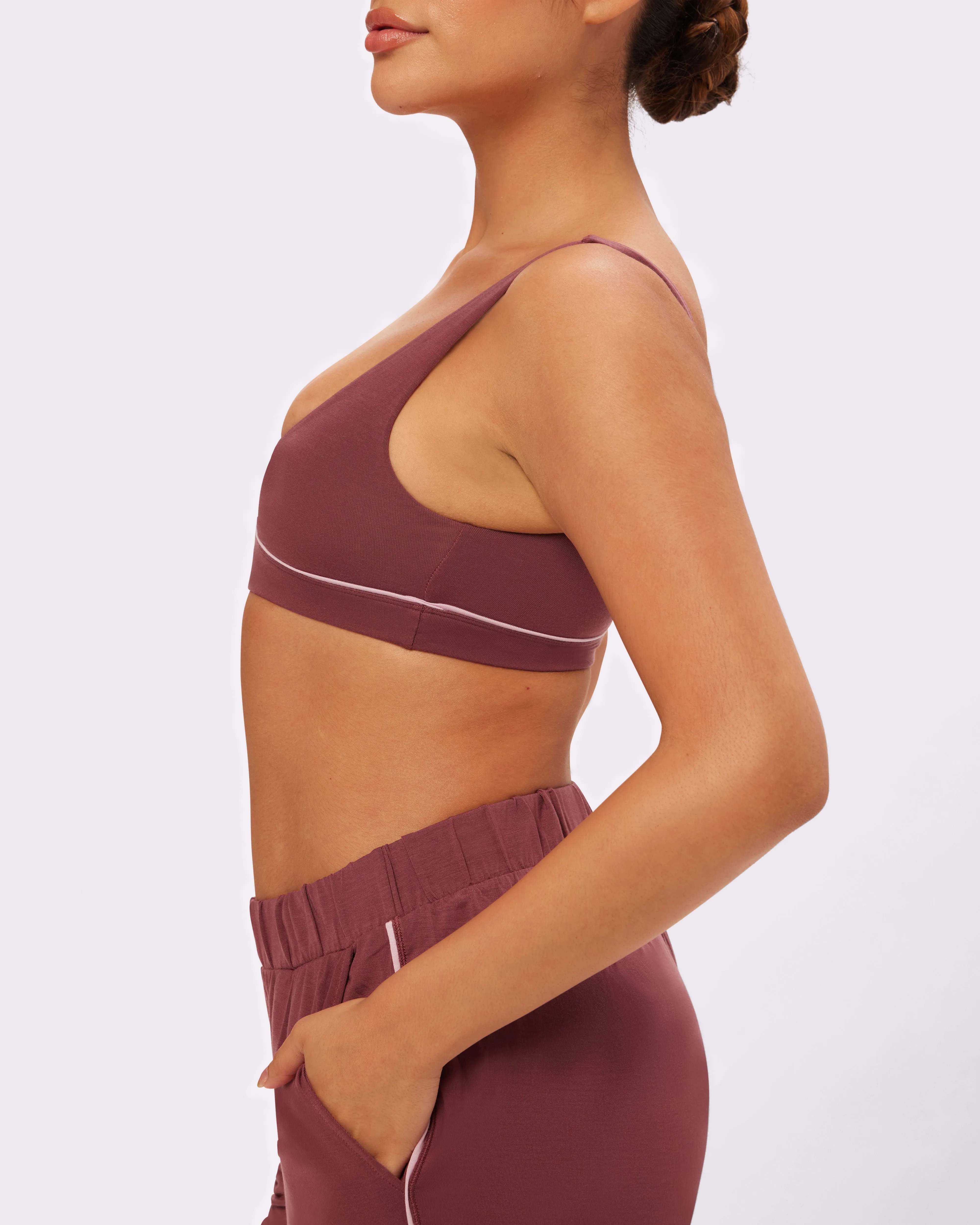 Cloud Scoop Bralette | SuperSoft (Roseglow) sold by Parade product image thumbnail 2