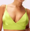 Sweetheart Satin Longline Bralette | Glow Satin | Archive (Limeade) sold by Parade