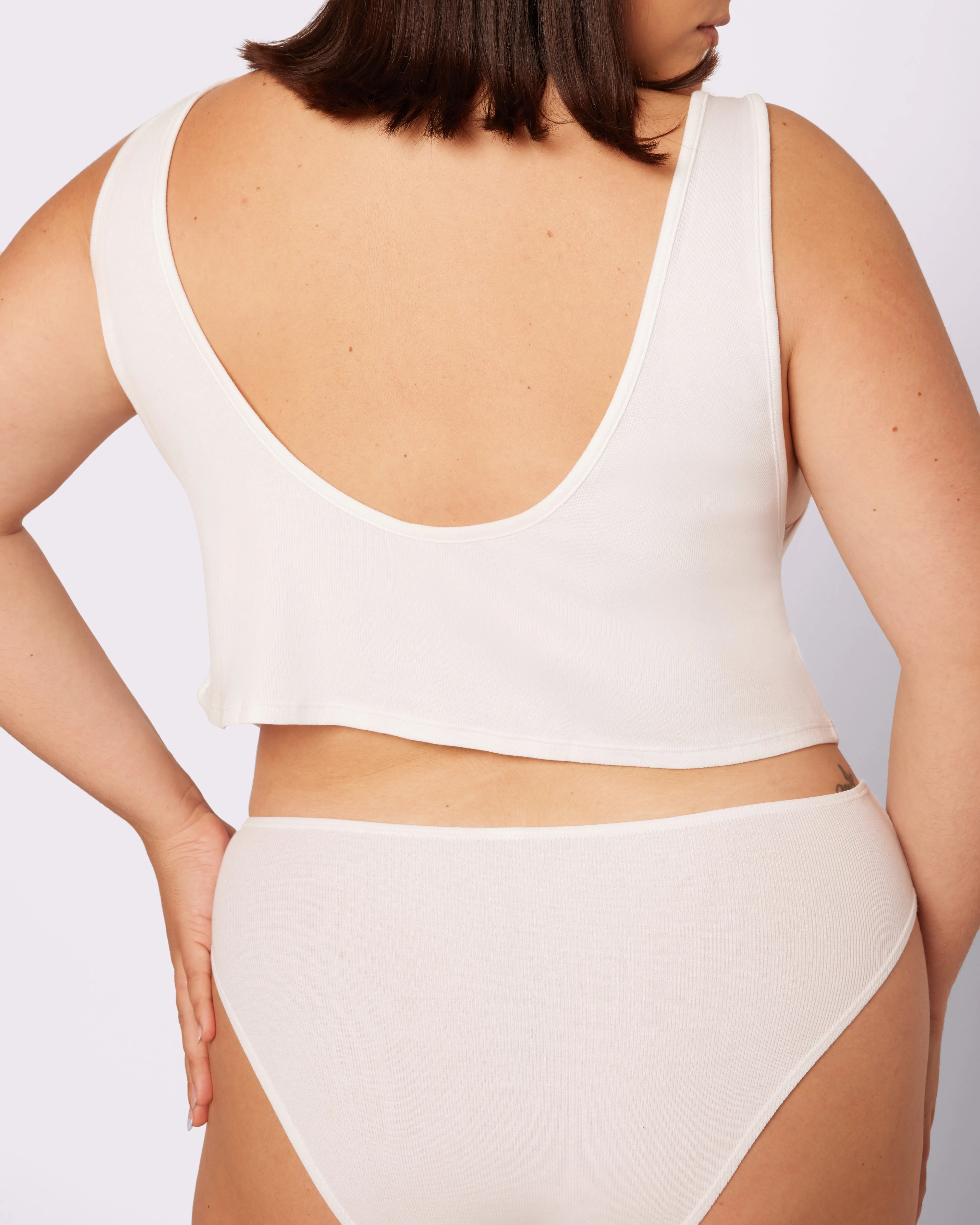 Perfect Rib Easy Crop Tank | Lush Rib | Archive (Glacier) sold by Parade product image thumbnail 3