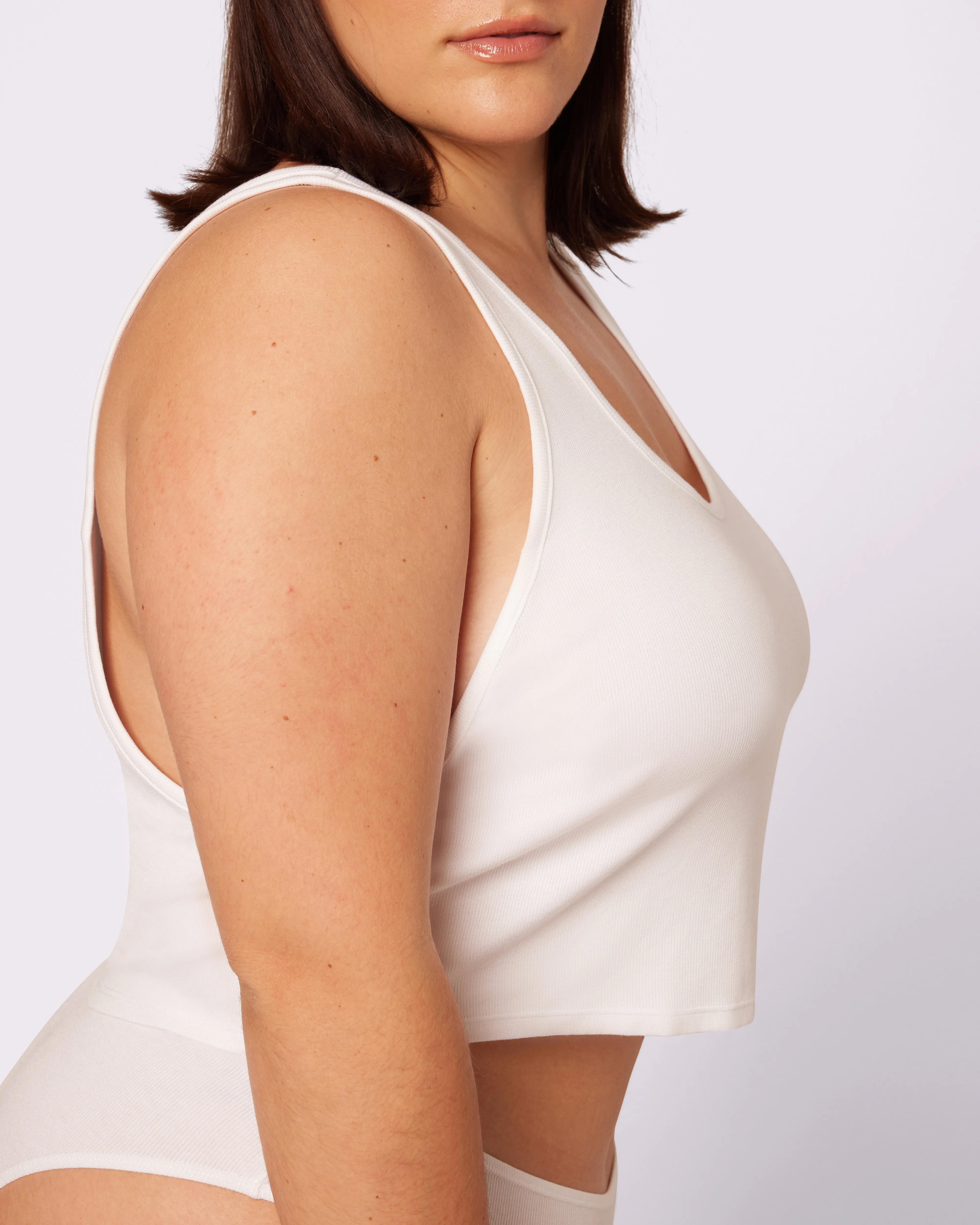 Perfect Rib Easy Crop Tank | Lush Rib | Archive (Glacier) sold by Parade product image thumbnail 2