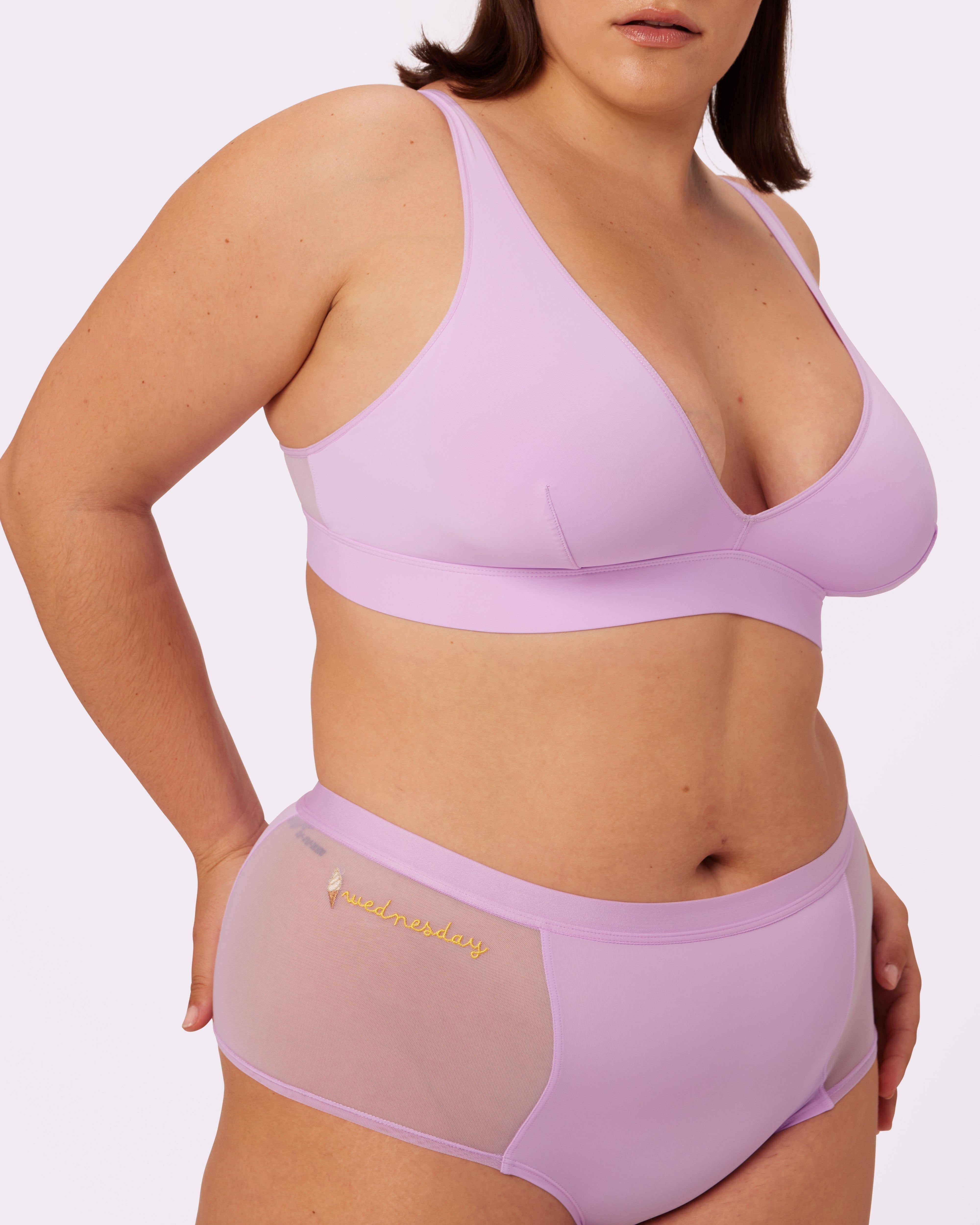 0+ Dream Fit Plunge Bralette | Ultra-Soft Re:Play | Archive (Lavender Honey) sold by Parade product image thumbnail 5