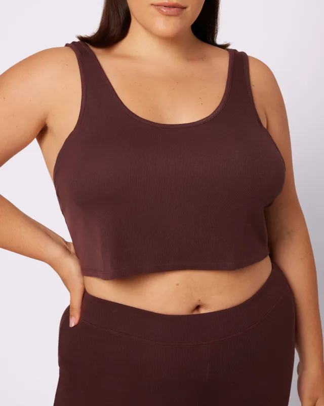 Perfect Rib Easy Crop Tank | Lush Rib | Archive (Pony) sold by Parade