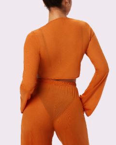 Breeze Tie Top | Silky Mesh | Archive (Golden Hour) sold by Parade