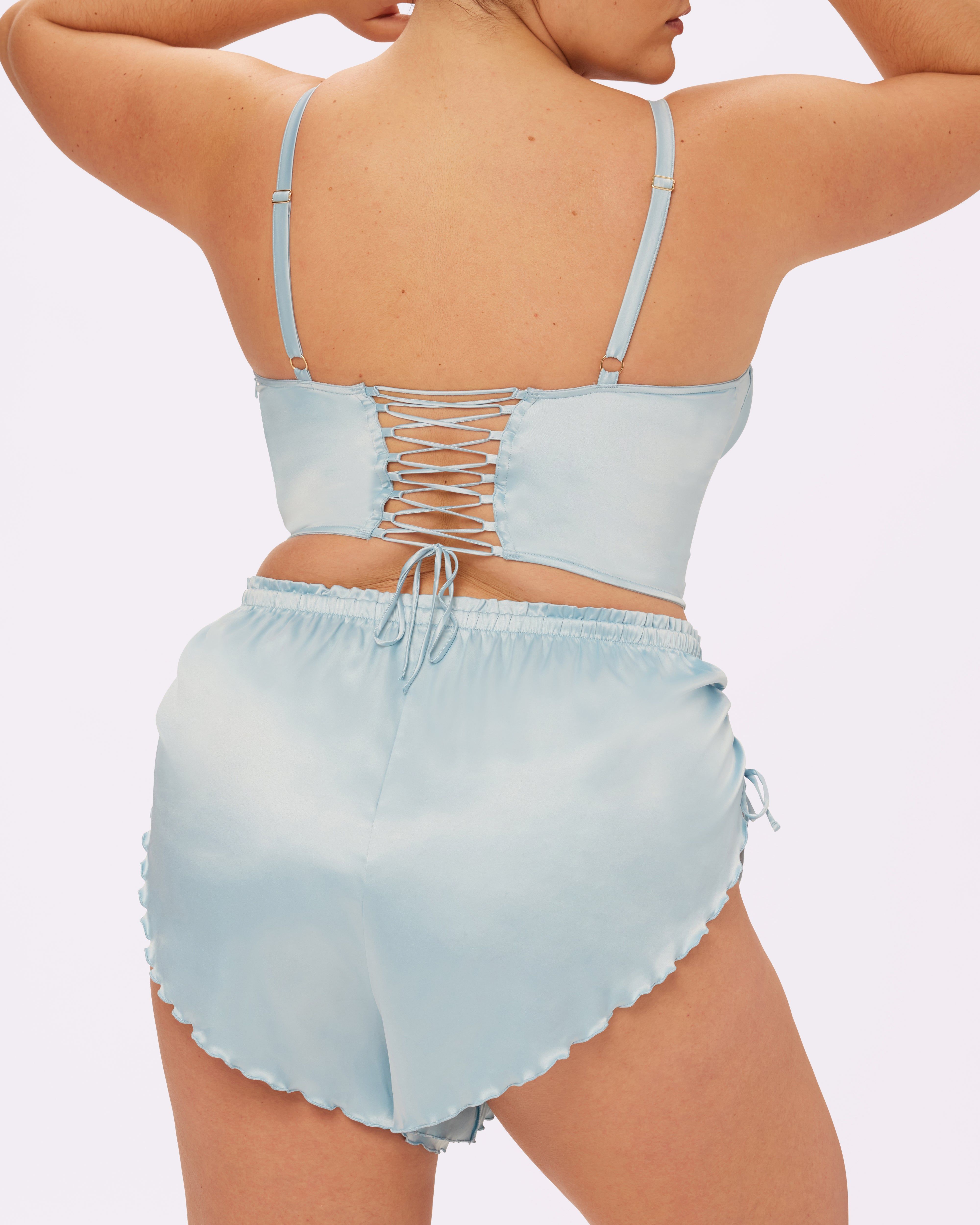 Afterglow Lace-up Corset | Glow Satin | Archive (Ethereal) sold by Parade product image thumbnail 3