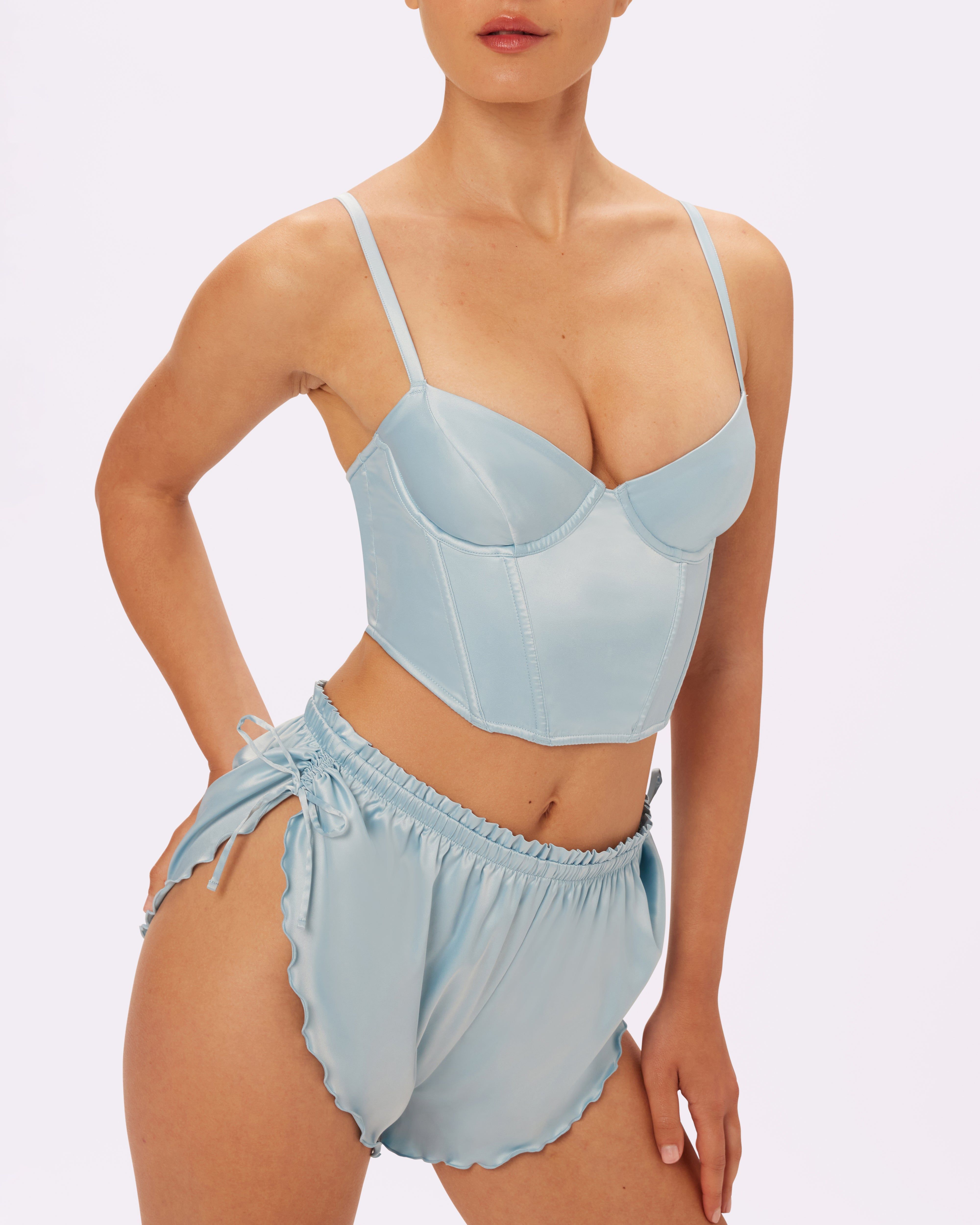 Afterglow Lace-up Corset | Glow Satin | Archive (Ethereal) sold by Parade product image thumbnail 5