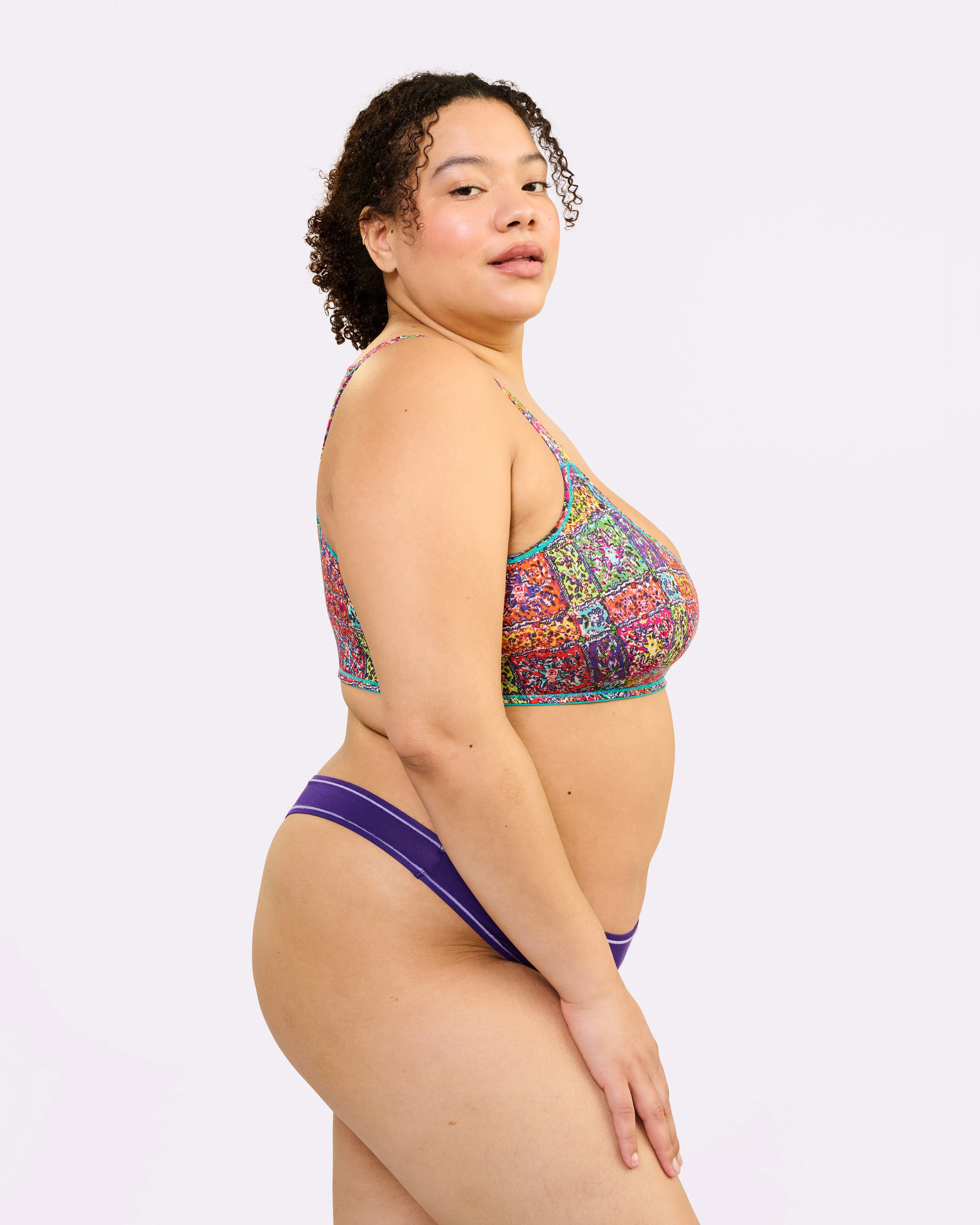 Ultra-Flattering High Rise Thong | New:Cotton (Royal) sold by Parade product image thumbnail 2