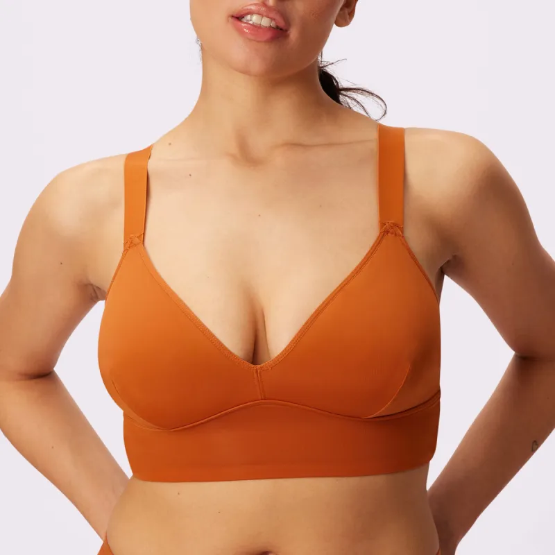 Dream Sculpt Longline Bralette | Ultra-Soft Re:Play | Archive (Kombucha) sold by Parade