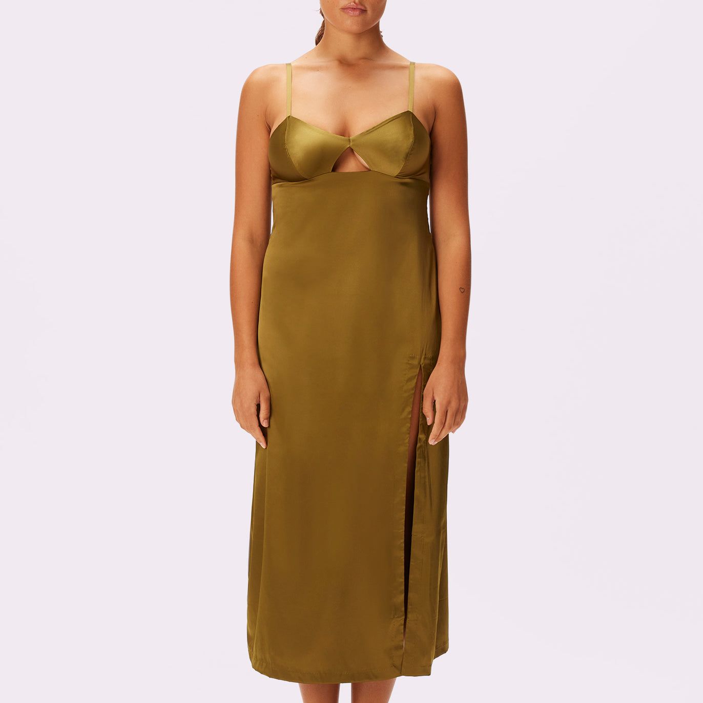 XS Nighttime Glow Dress | Glow Satin | Archive (Dirty Martini) sold by Parade product image thumbnail 3