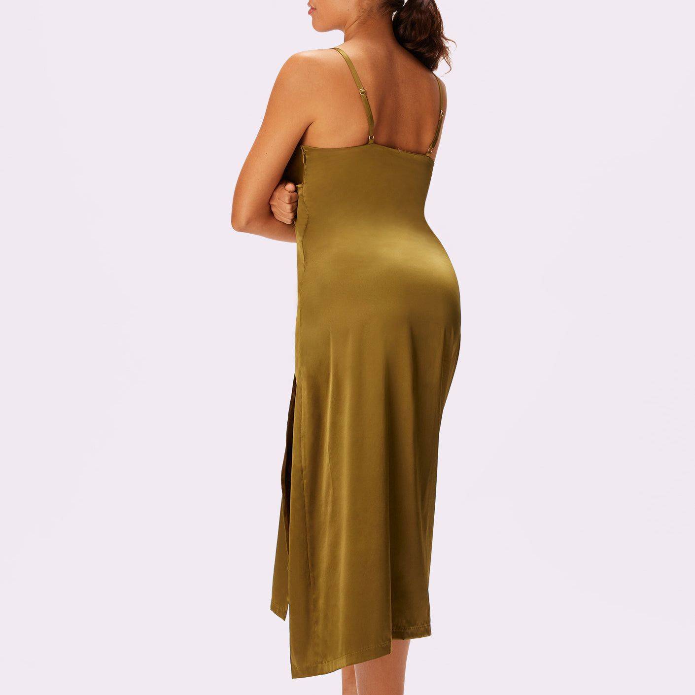 XS Nighttime Glow Dress | Glow Satin | Archive (Dirty Martini) sold by Parade product image thumbnail 2