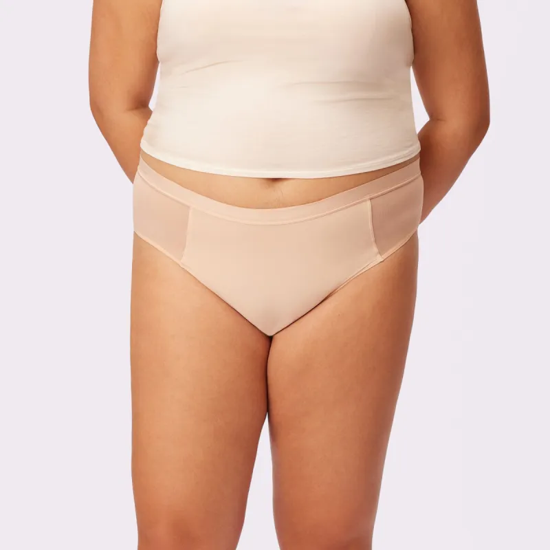 XS Dream Fit High Rise Brief | Ultra-Soft Re:Play | Archive (Oatmilk) sold by Parade