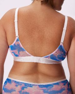 Triangle Bralette | Silky Mesh (Cloud Nine) sold by Parade