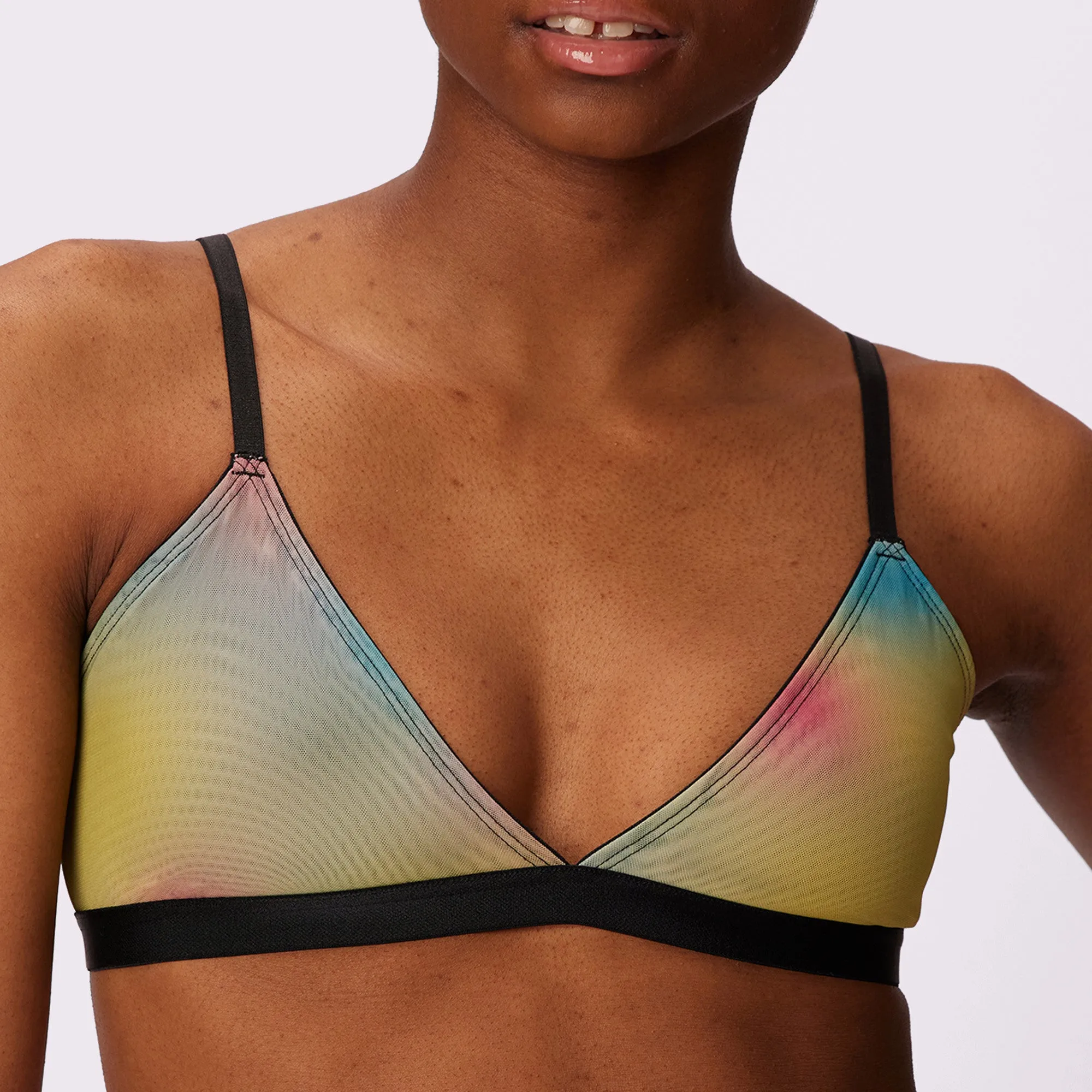 Triangle Bralette | Silky Mesh | Archive (Supernova) sold by Parade