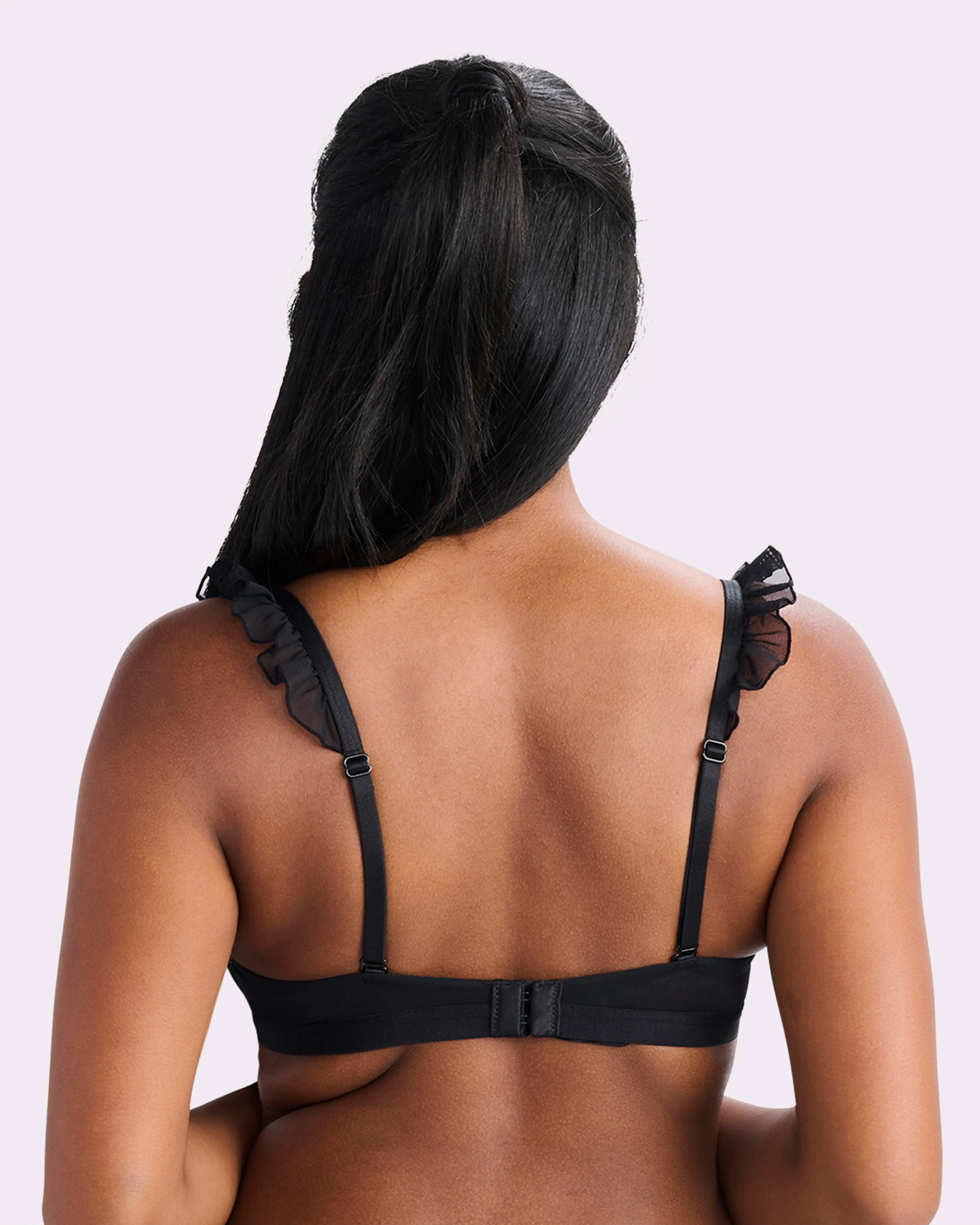 Silky Mesh Flutter Strap T-Shirt Bra | Silky Mesh (Eightball) sold by Parade product image thumbnail 3