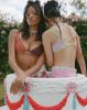 1+ Cross-Back Triangle Bralette | Silky Mesh | Archive (Waffle Cone) sold by Parade