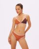 1+ Cross-Back Triangle Bralette | Silky Mesh | Archive (Waffle Cone) sold by Parade